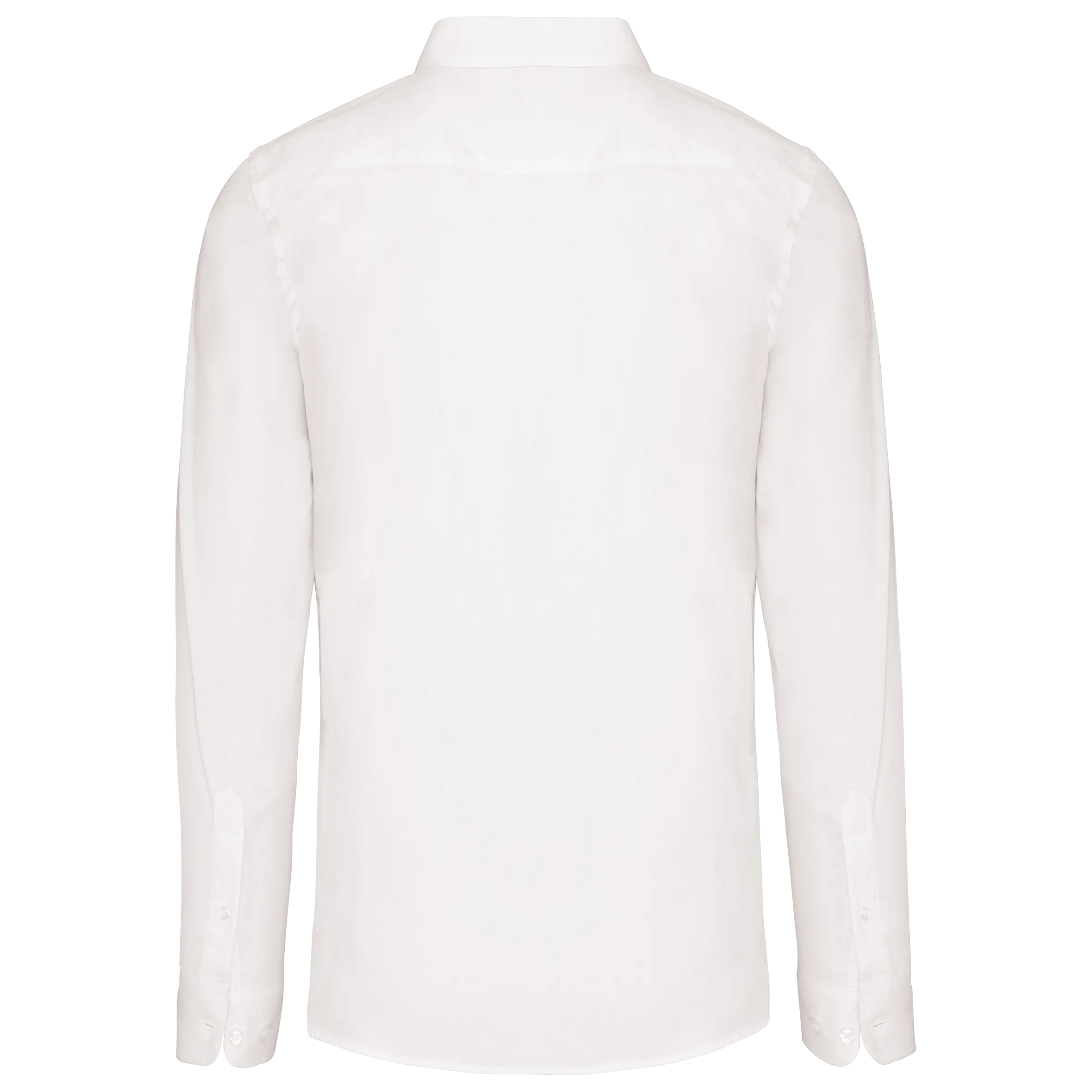 Camisa popelina manga larga hombre