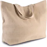Bolsa shopper rústica de juco - grande