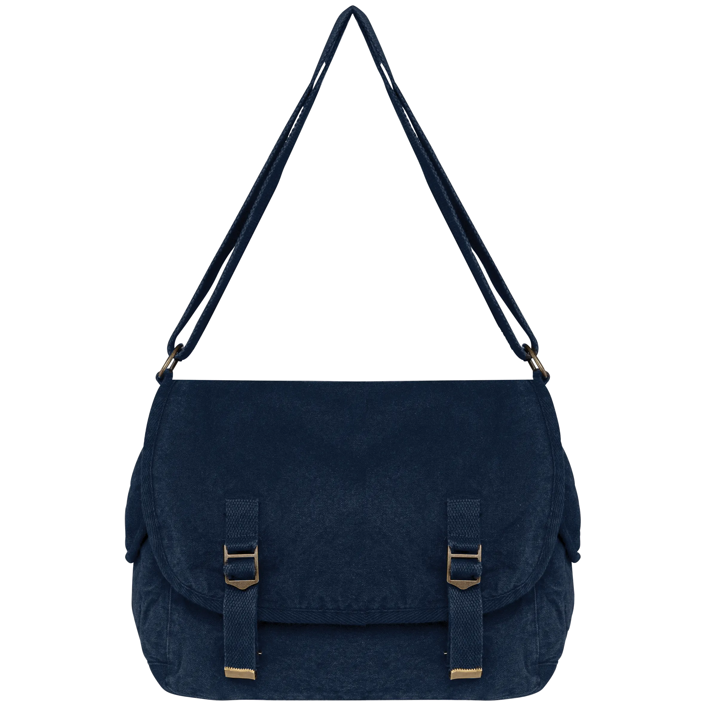 Bolsa con solapa ecorresponsable efecto lavado