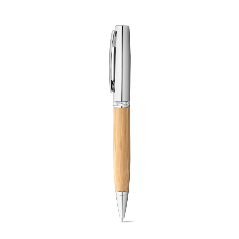 FUJI. Bolígrafo de bambú y metal con estuche
