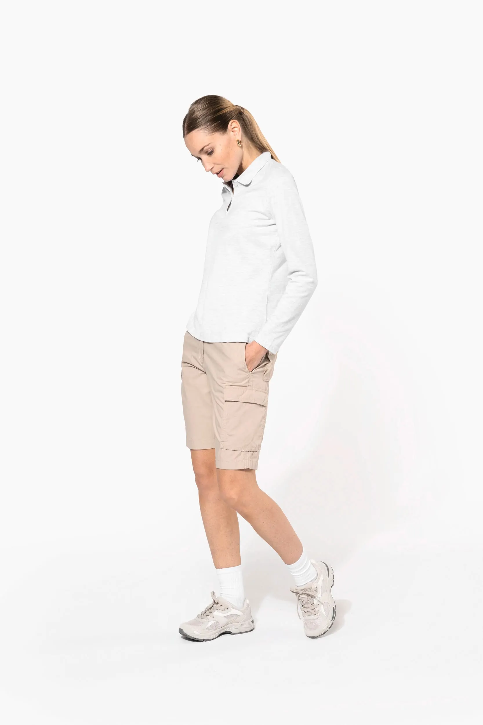 Bermuda ligera multibolsillos para mujer