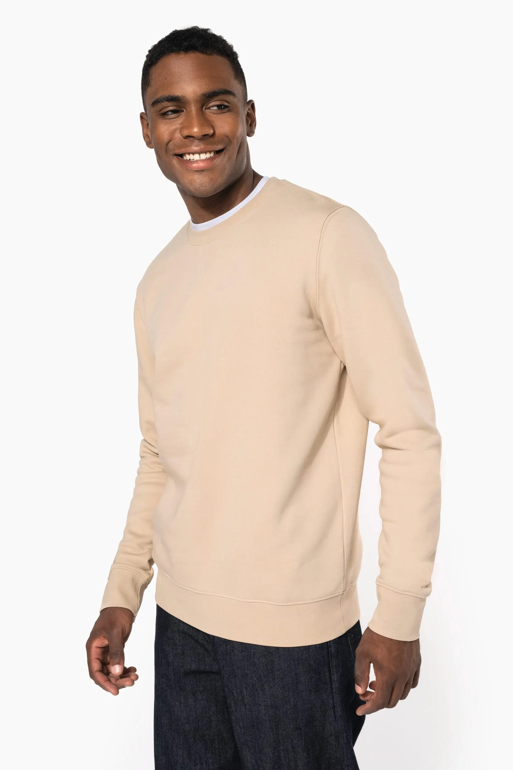 Sudadera ecorresponsable de cuello redondo unisex