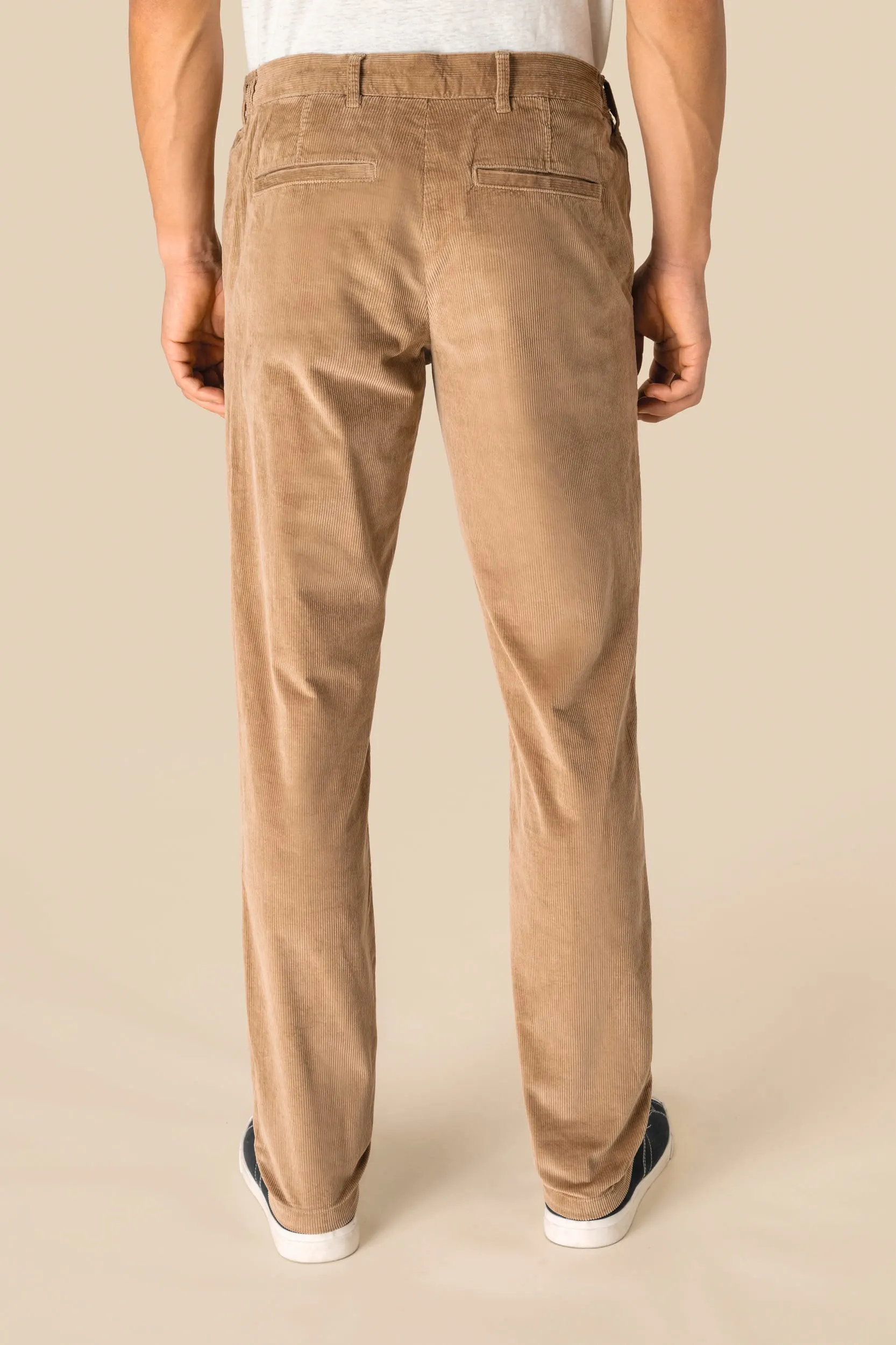 Pantalones ecorresponsable de pana hombre