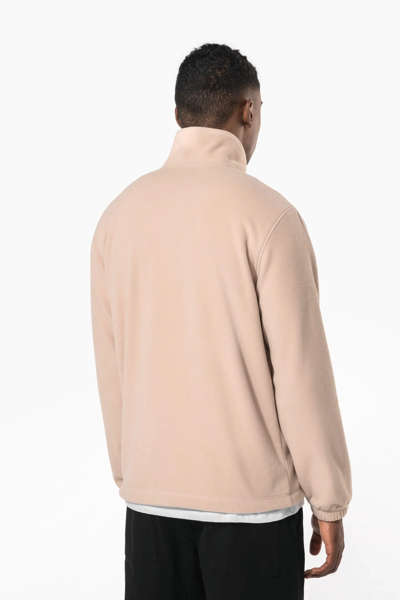 Chaqueta polar ajustable con puños elásticos