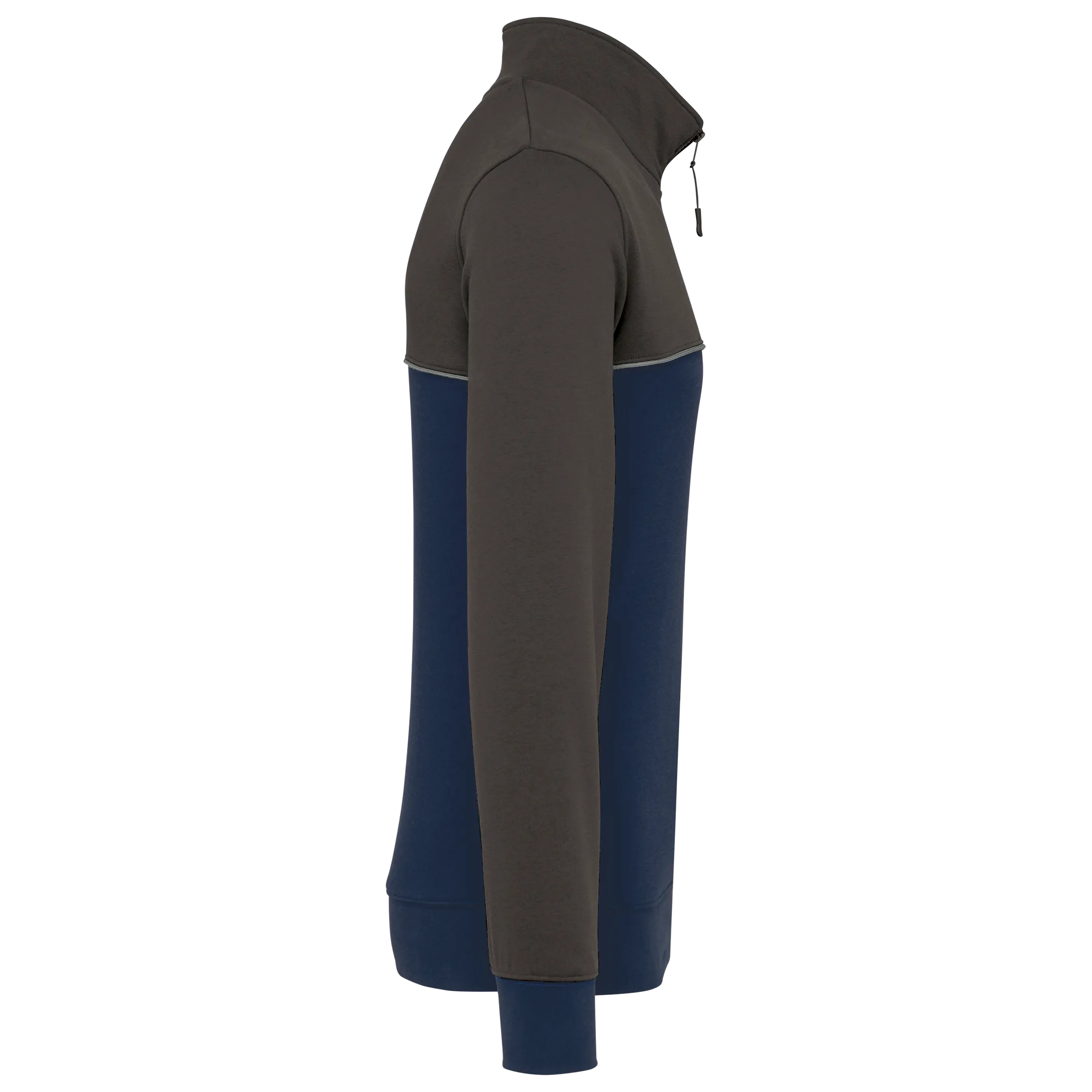 Sudadera 1/4 cremallera ecorresponsable– Unisex