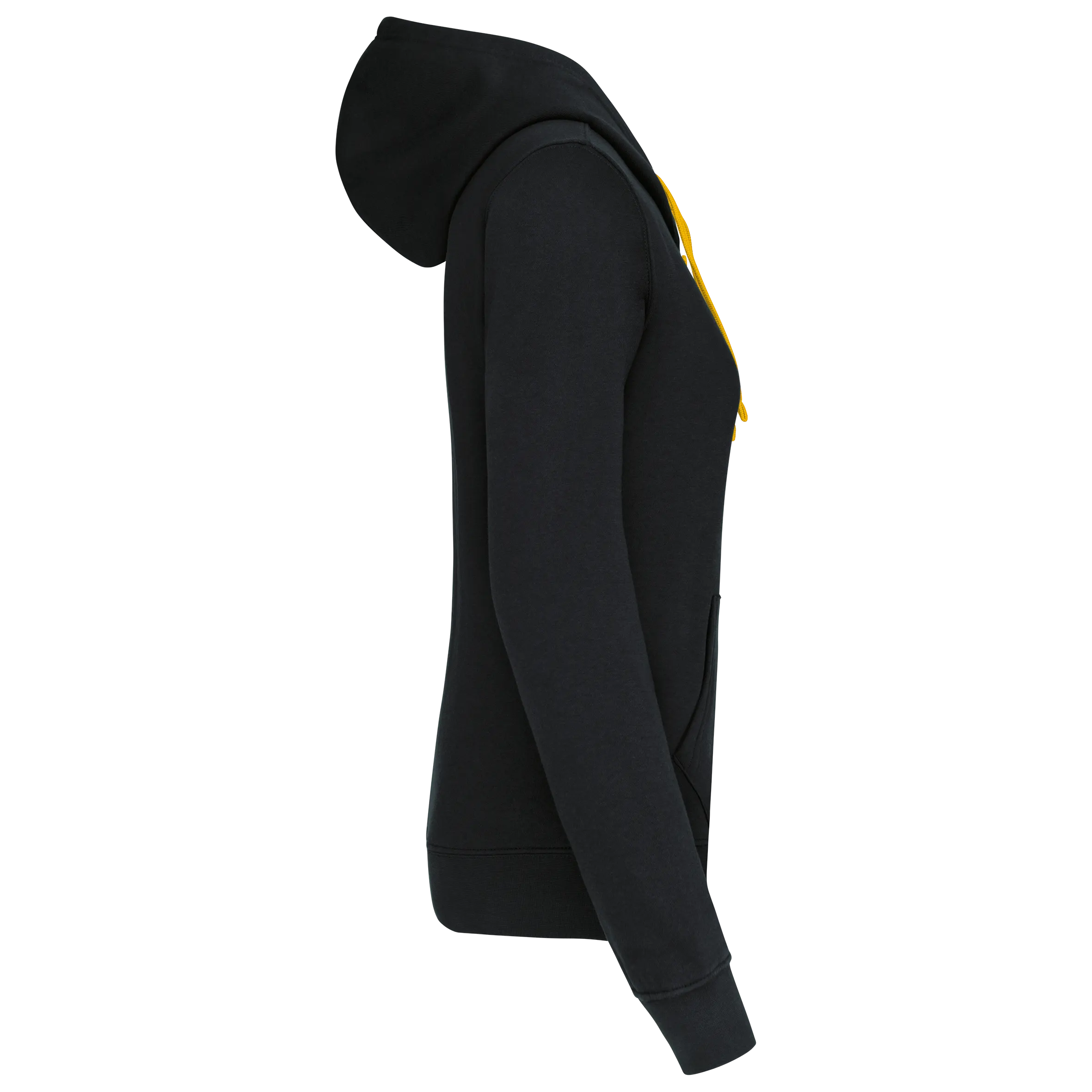 Sudadera capucha contrastada mujer
