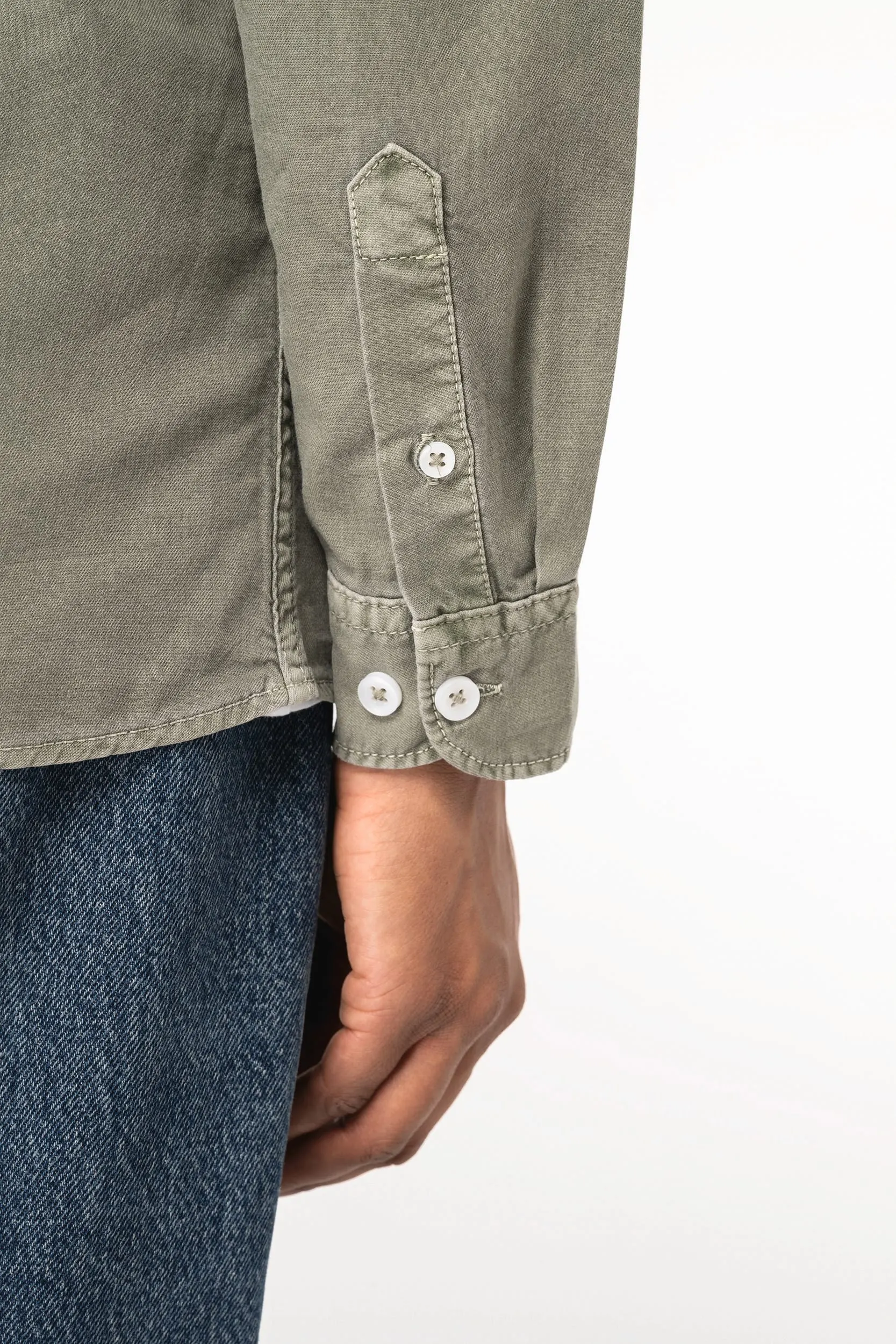 Camisa ecorresponsable efecto lavado mujer