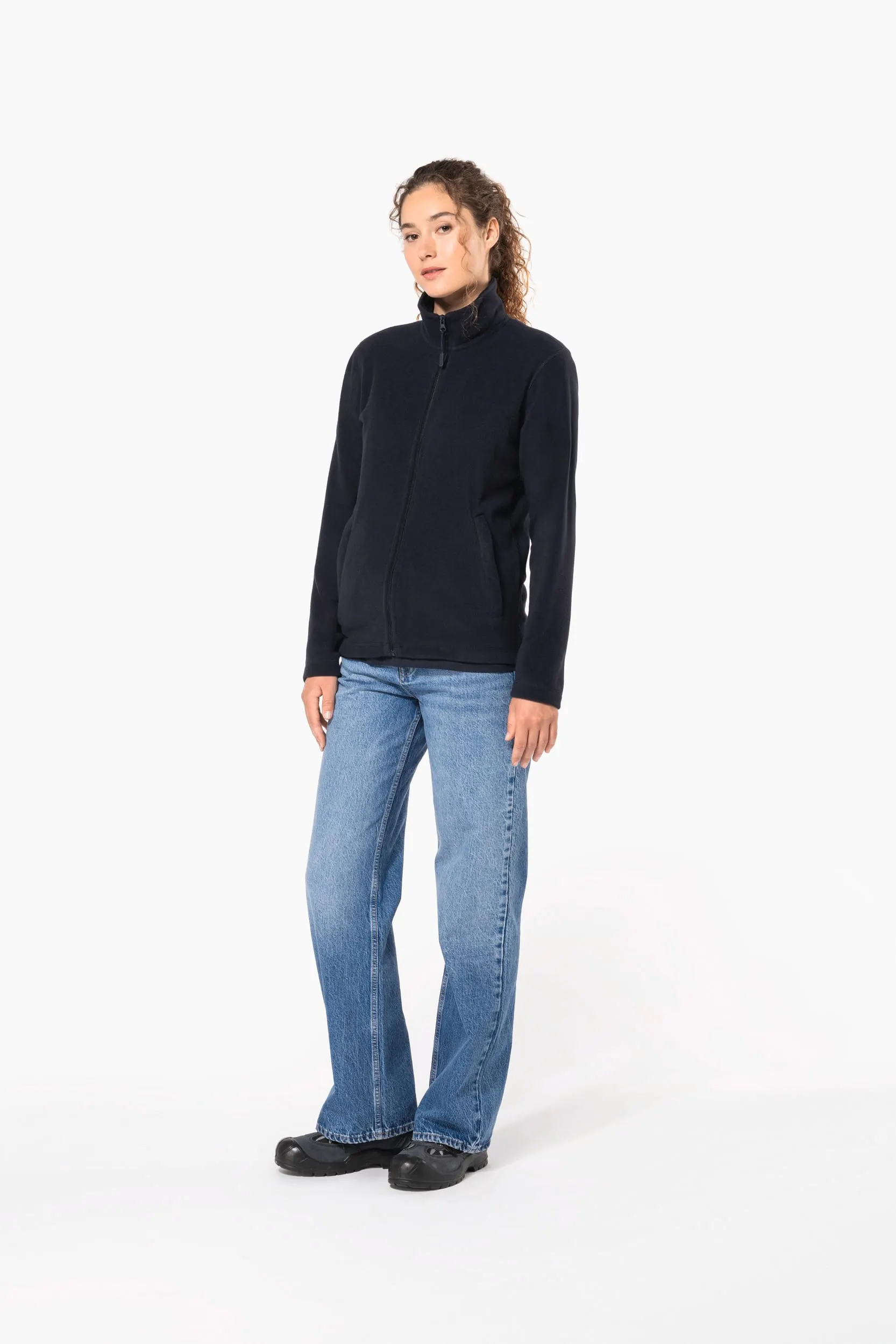 Chaqueta micropolar con cremallera unisex