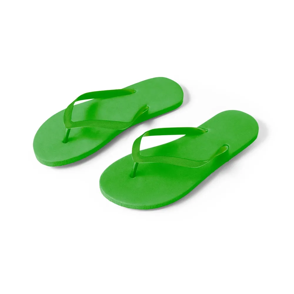 MAUPITI L / XL. Zapatillas cómodas con suela de PE y tira de PVC