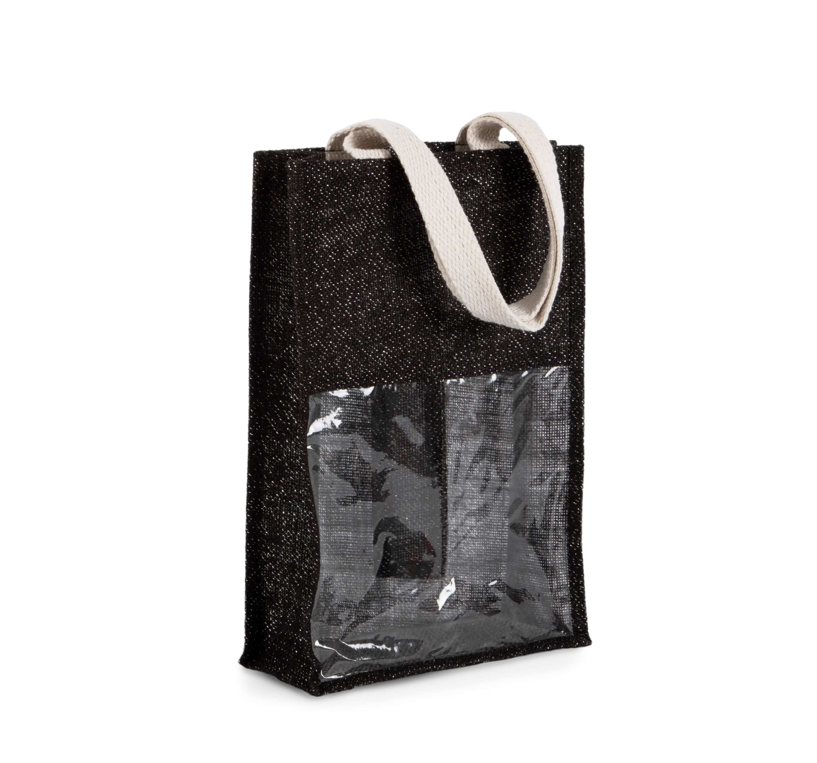 Bolsa de yute para botellas