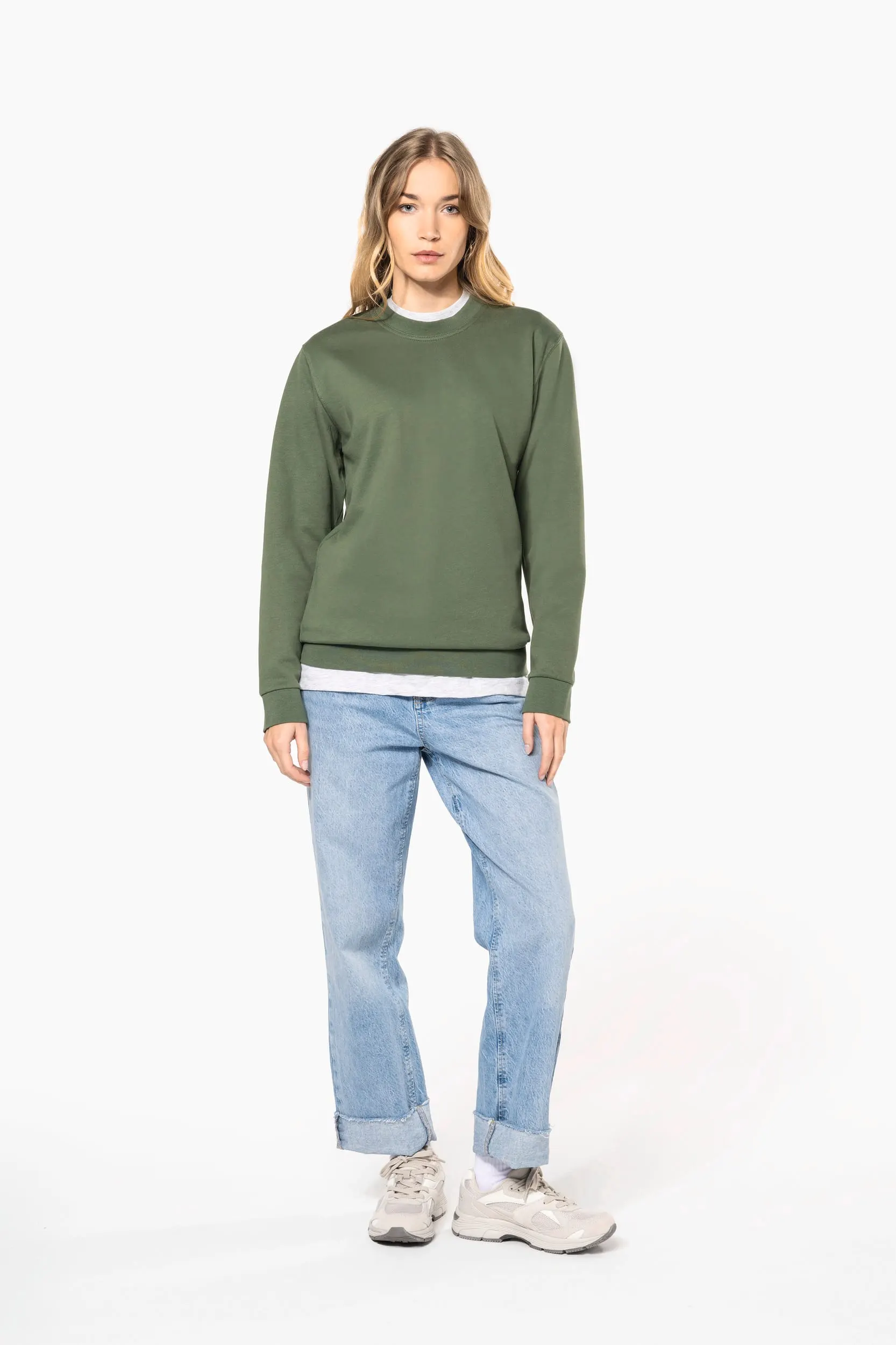 Sudadera cuello redondo