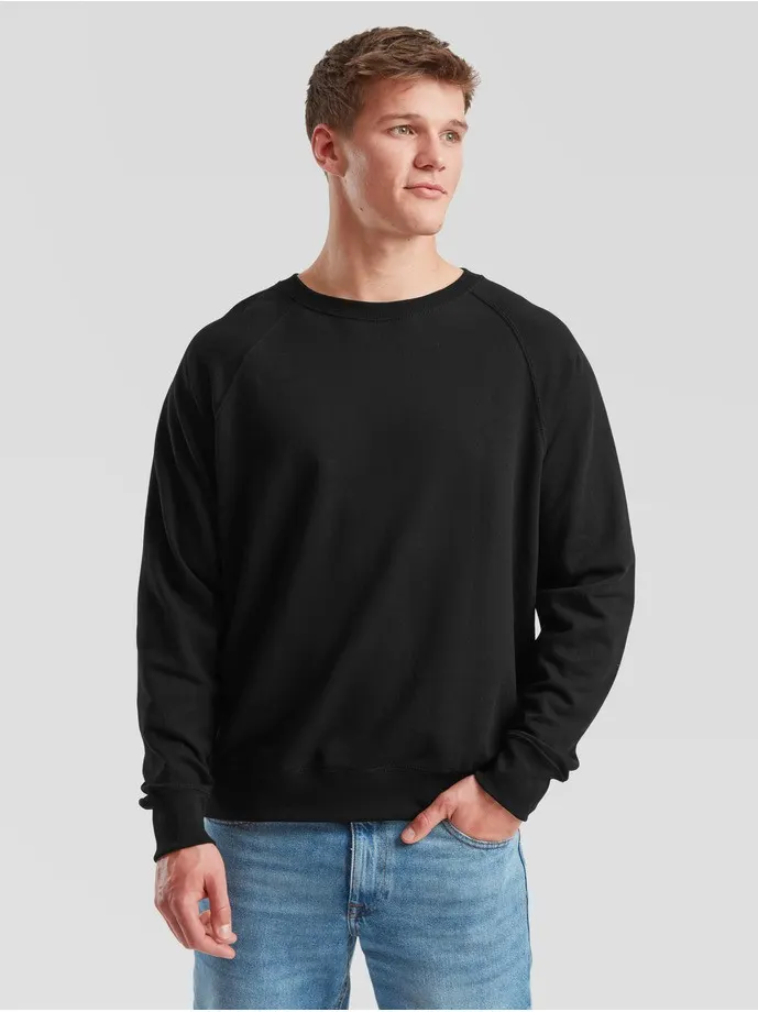 SUDADERA FRUIT OF THE LOOM LIGHTWEIGHT RAGLAN SWEAT