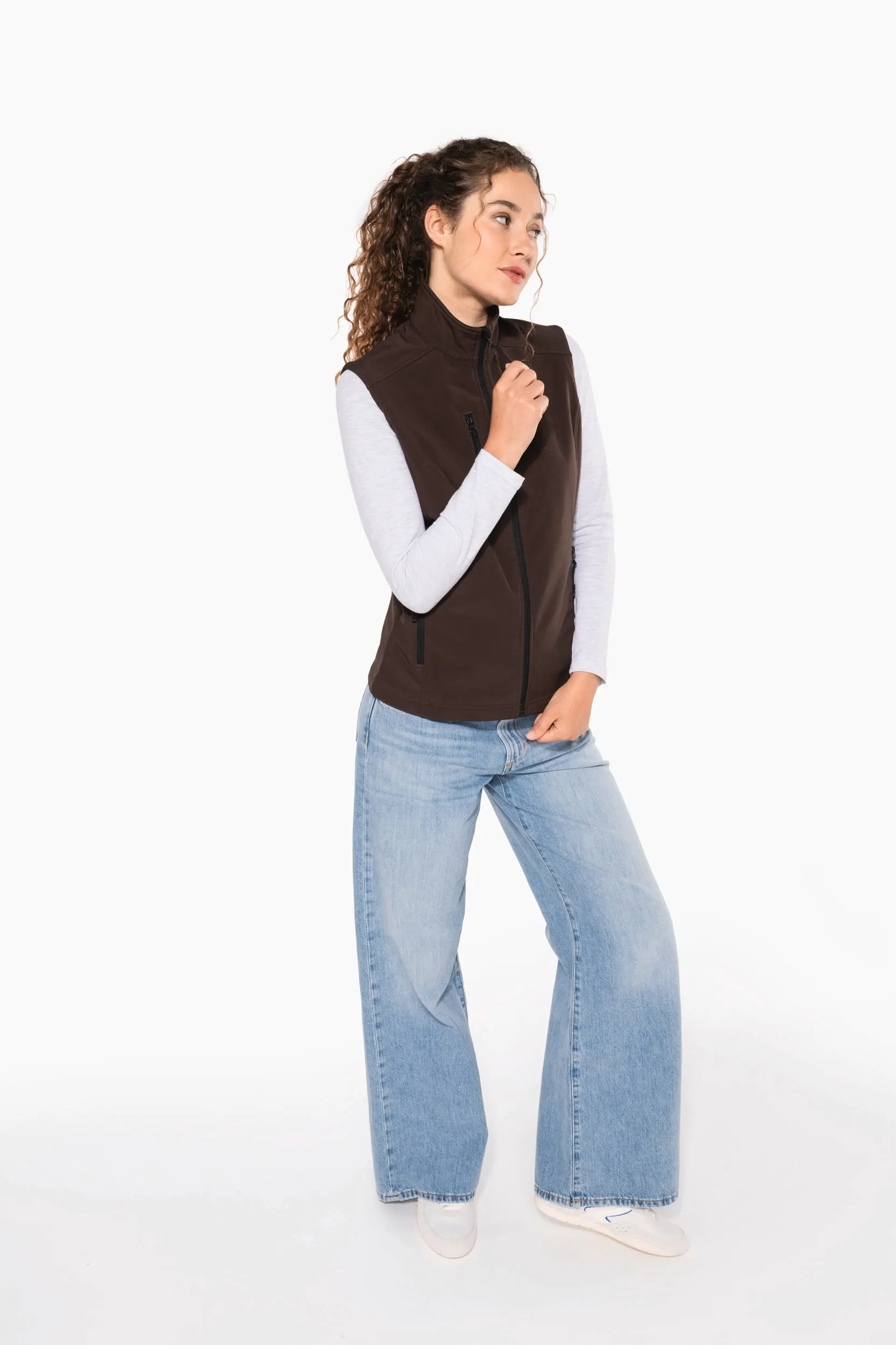Chaleco sofshell mujer