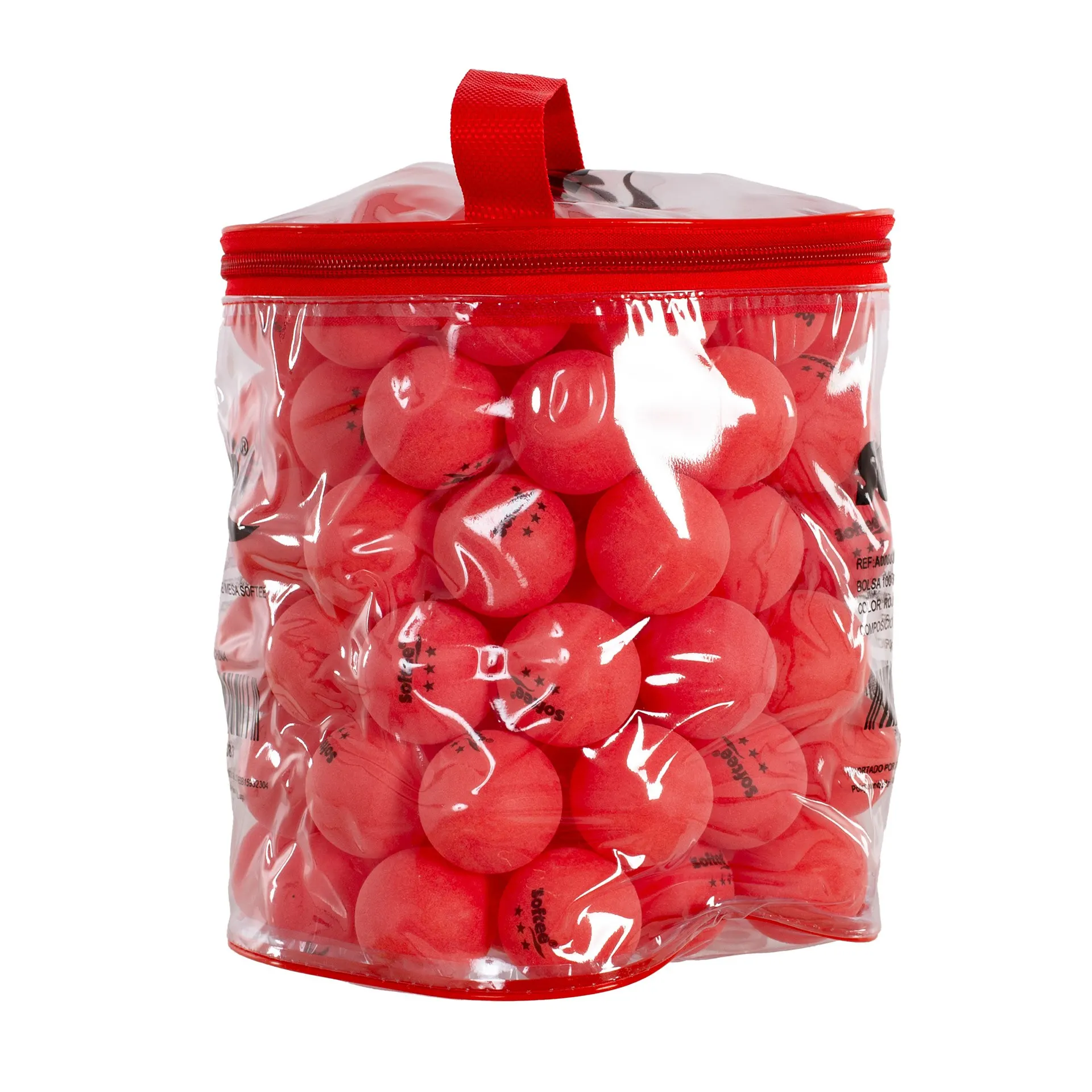 BOLSA 100 PELOTAS PP TENIS DE MESA SOFTEE