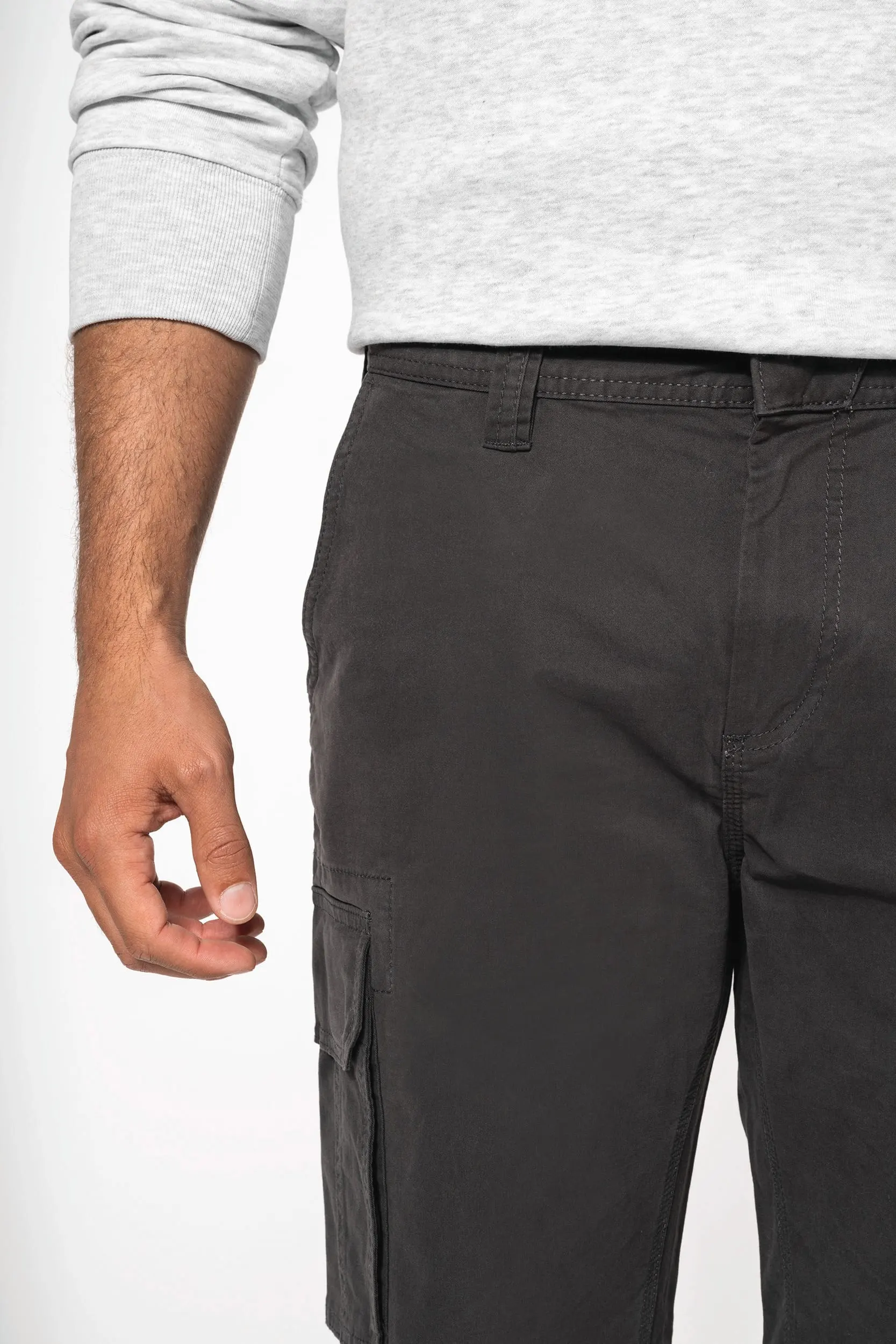 Bermuda multibolsillos hombre