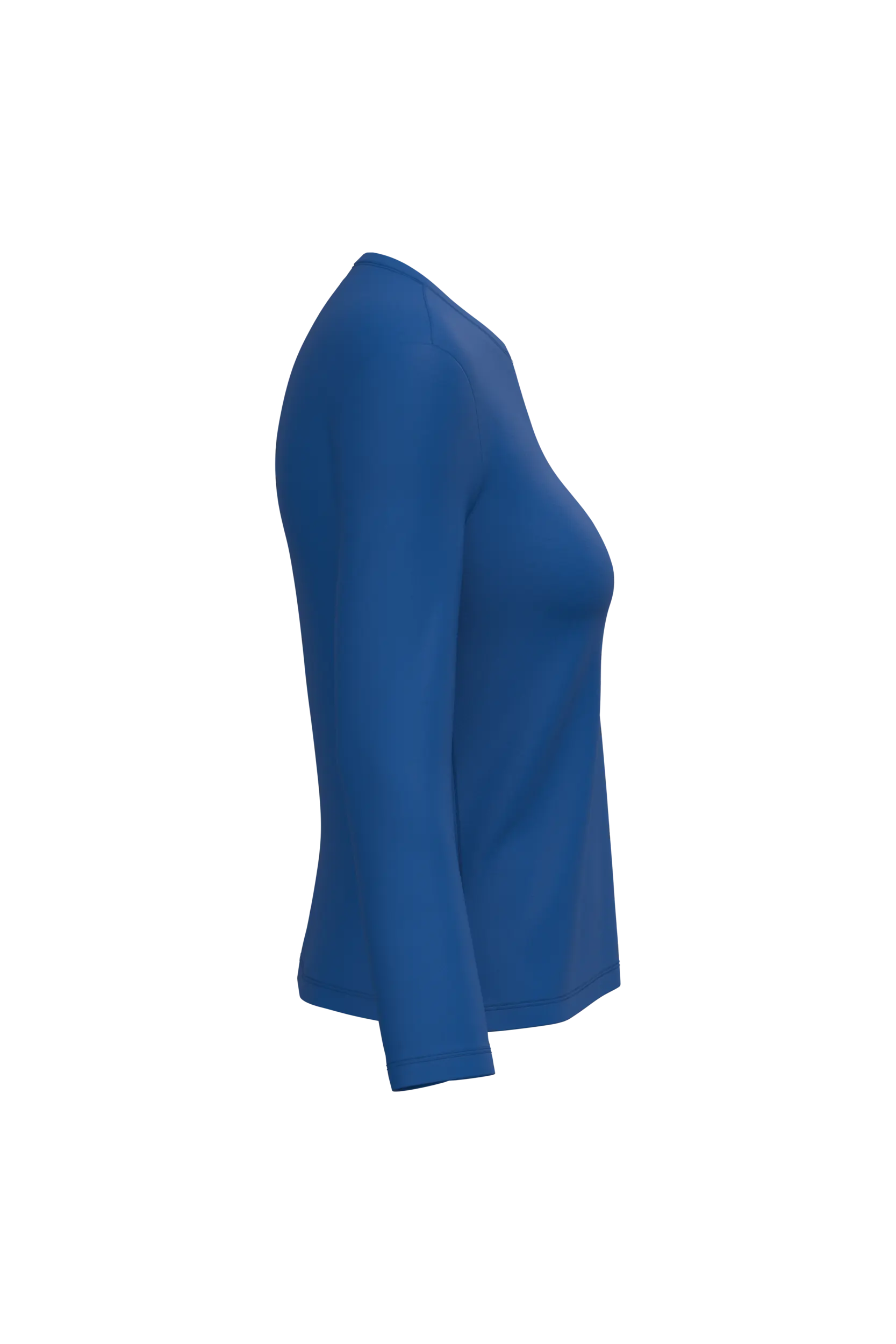 Camiseta manga larga y cuello redondo mujer