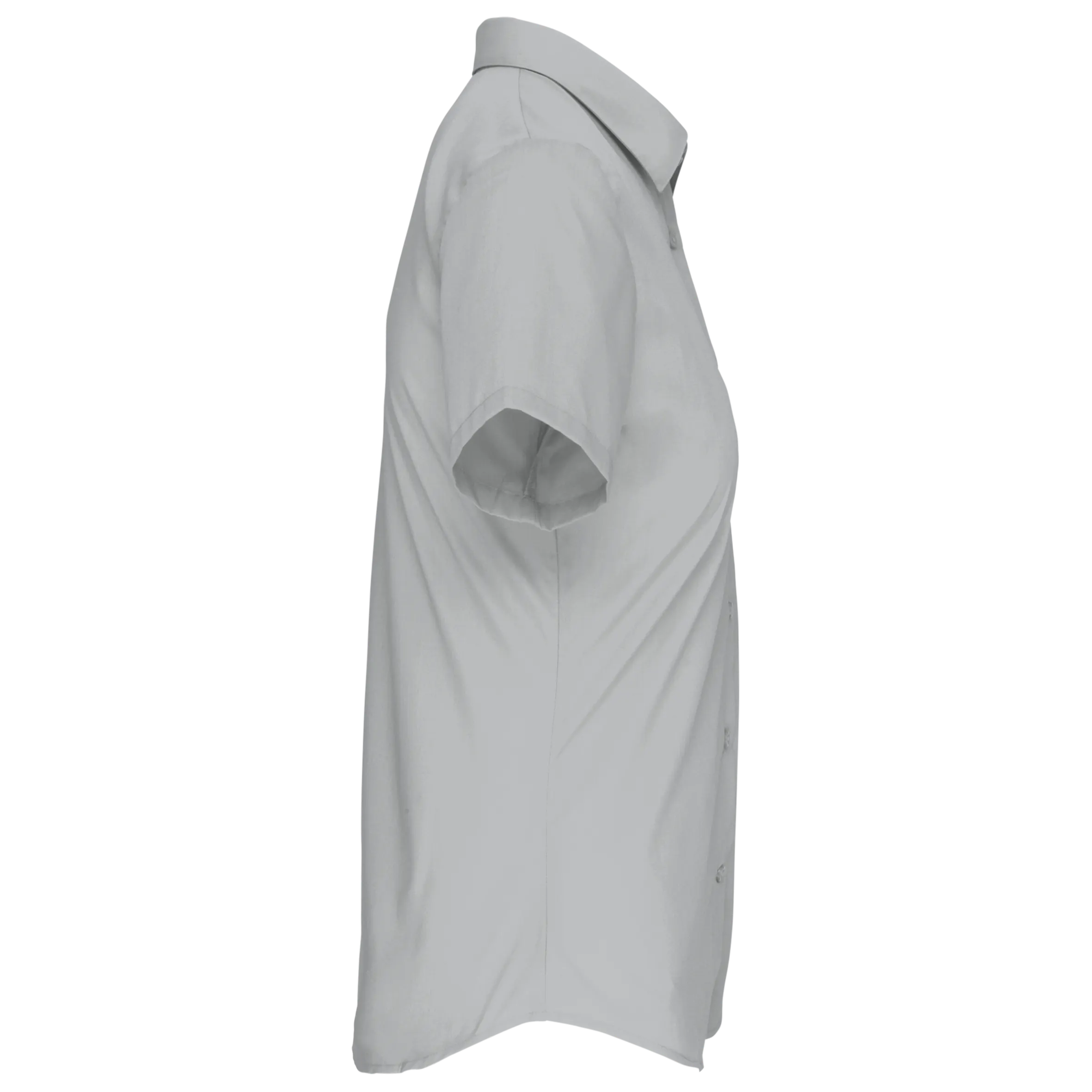 Camisa popelina manga corta mujer