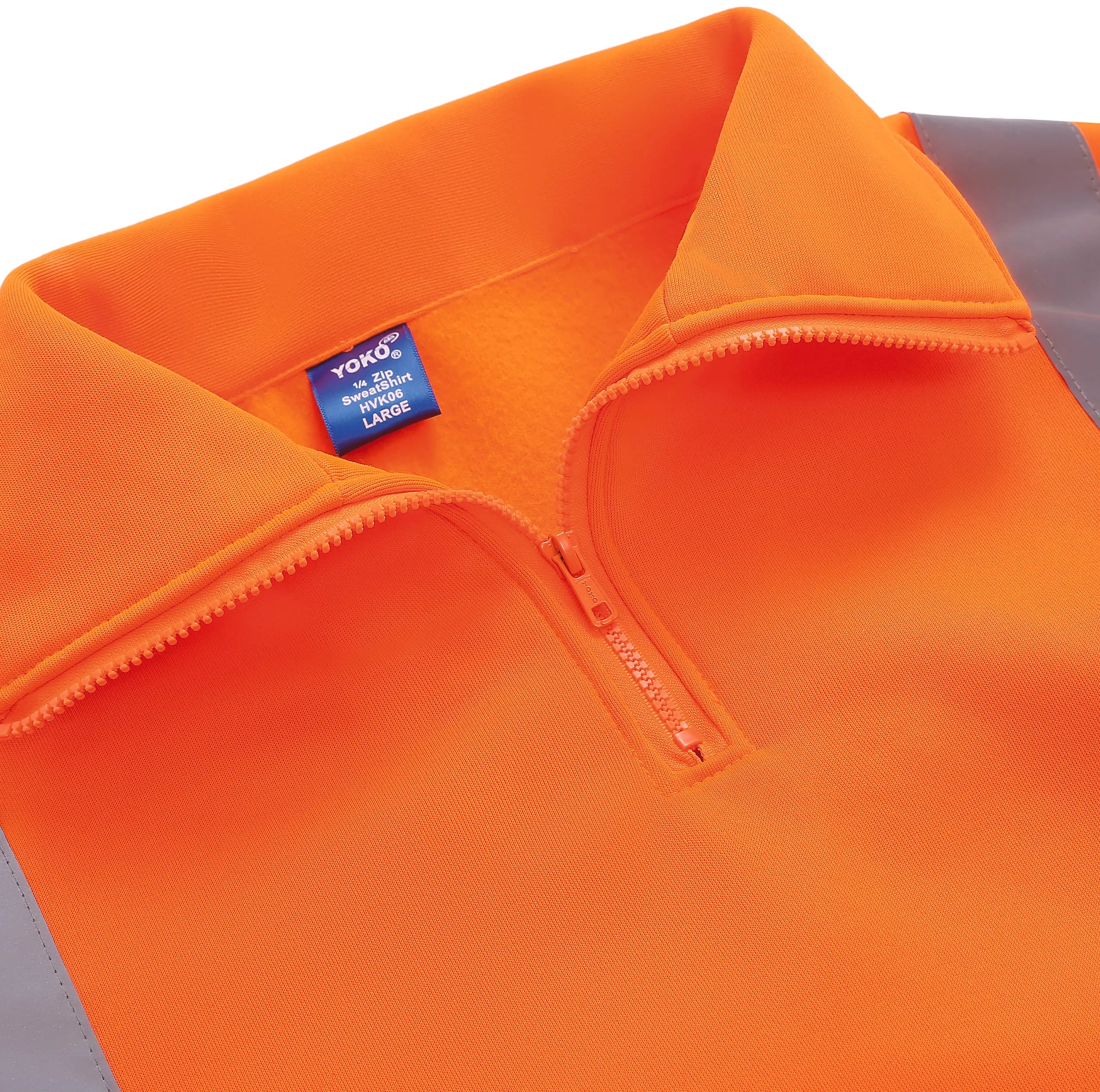 Sudadera Alta Visibilidad 1/4 cremallera