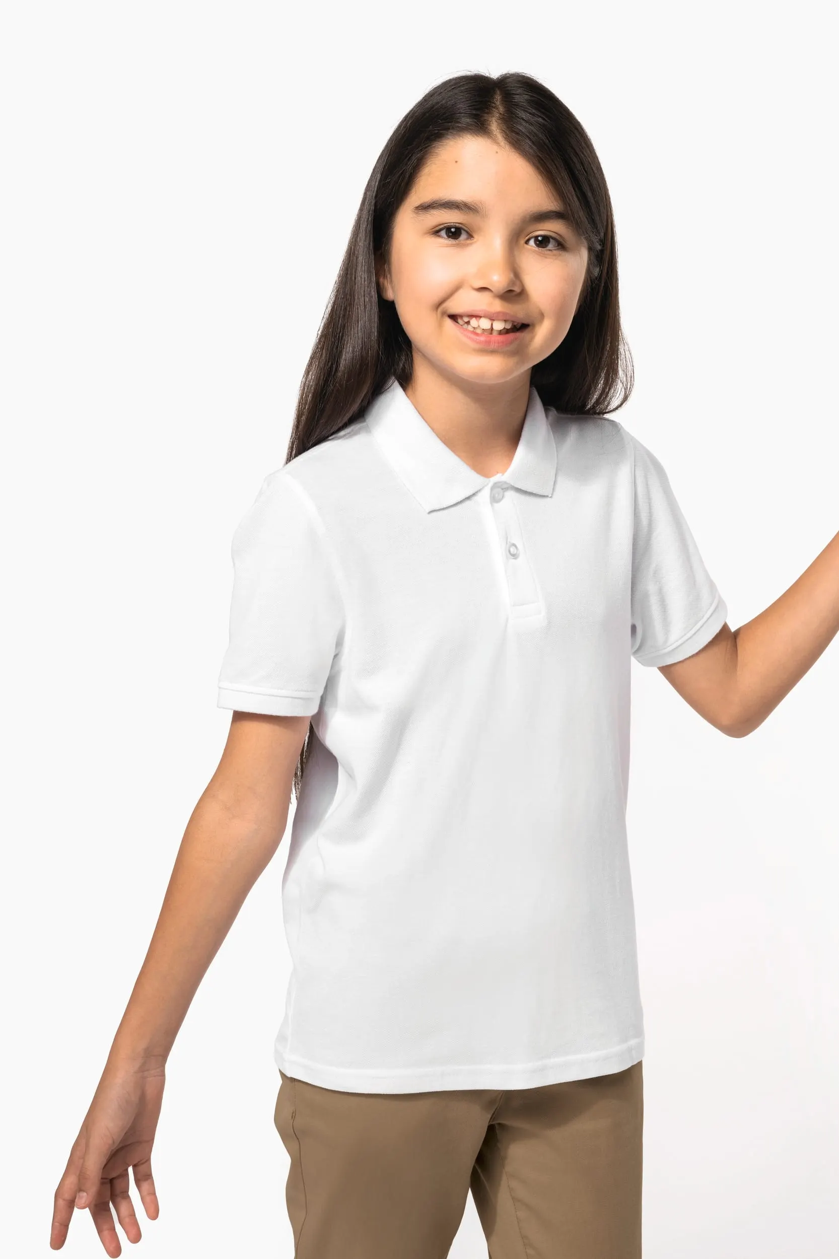 Polo manga corta infantil