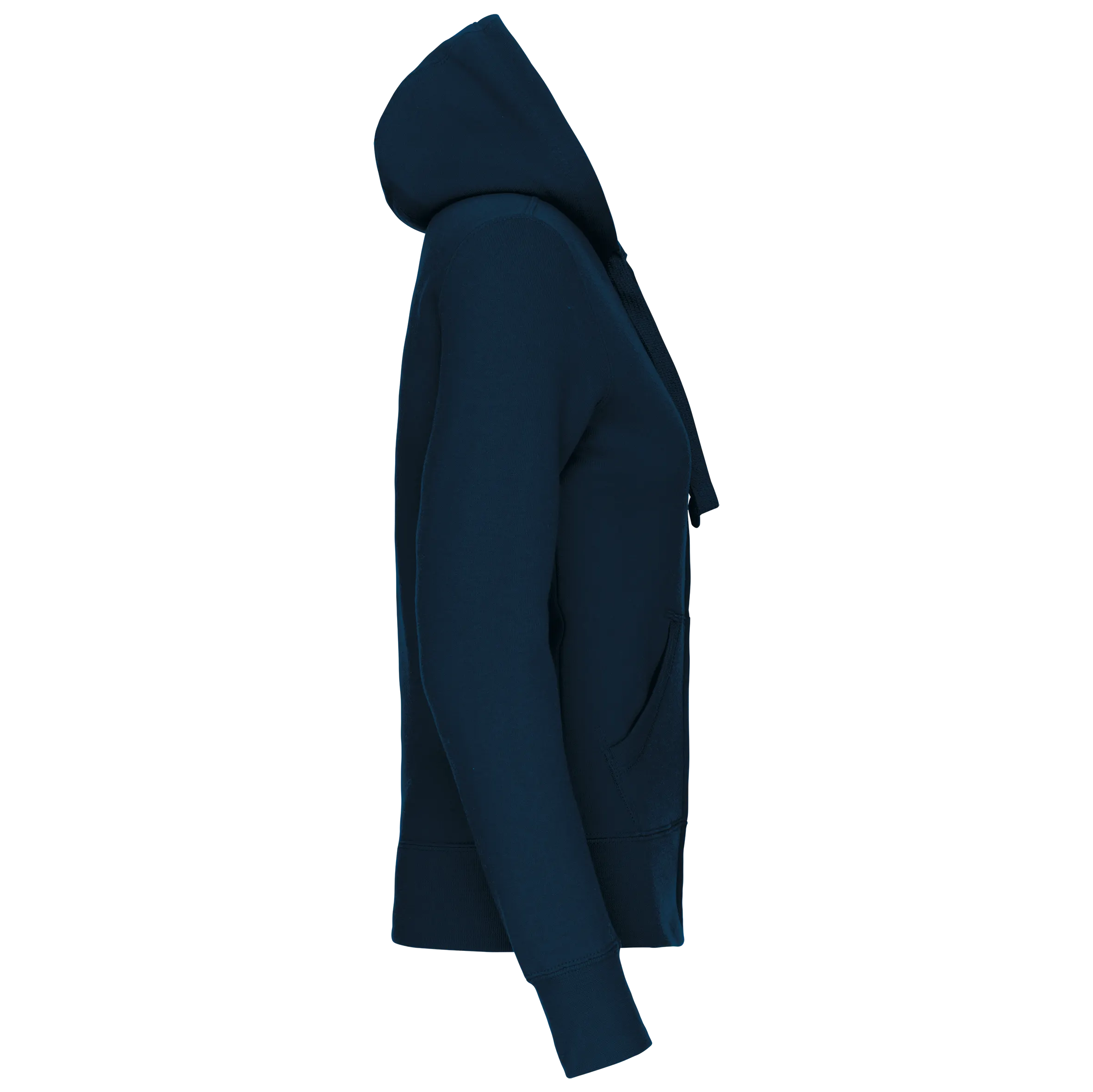 Sudadera con capucha y cremallera de mujer