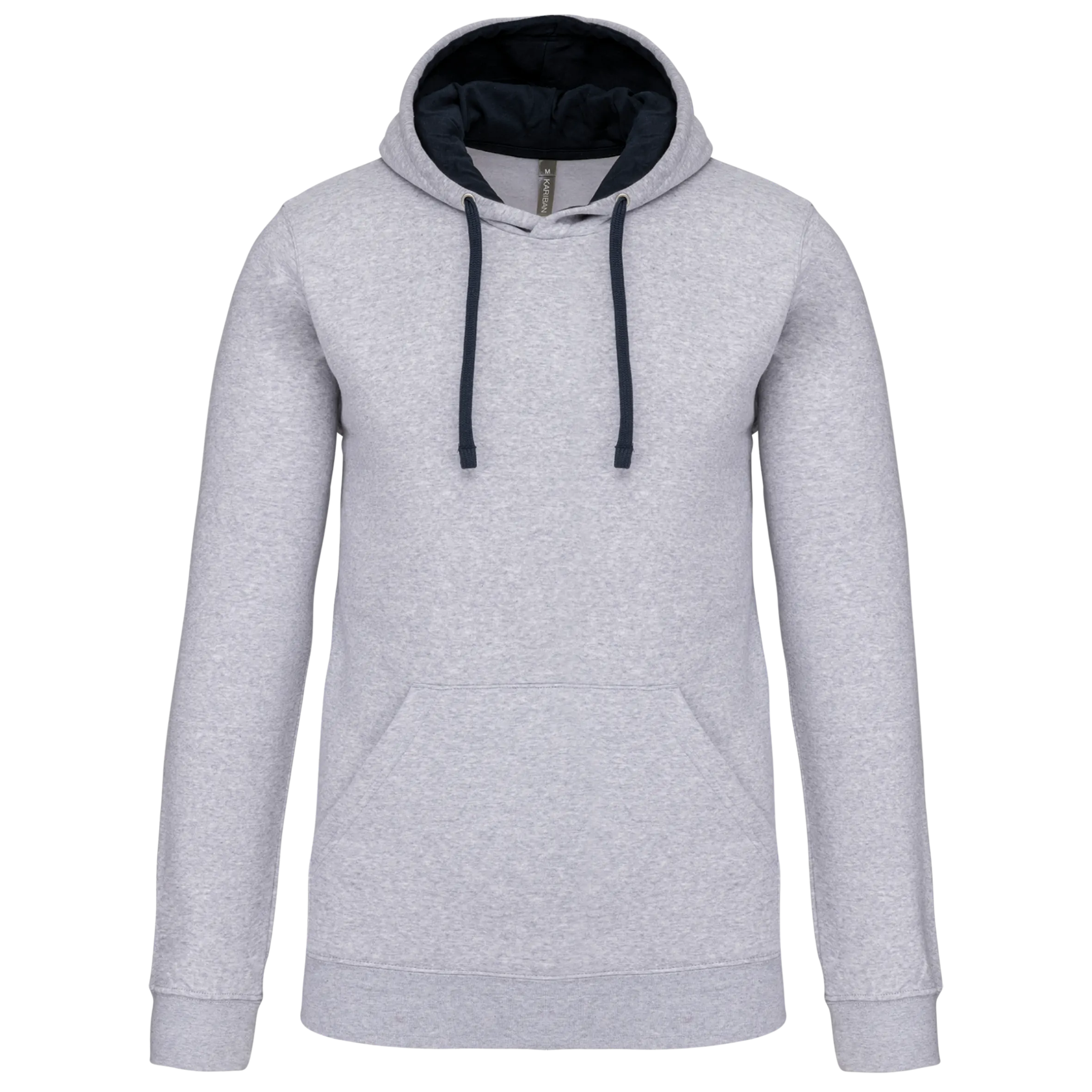 Sudadera capucha contrastada hombre
