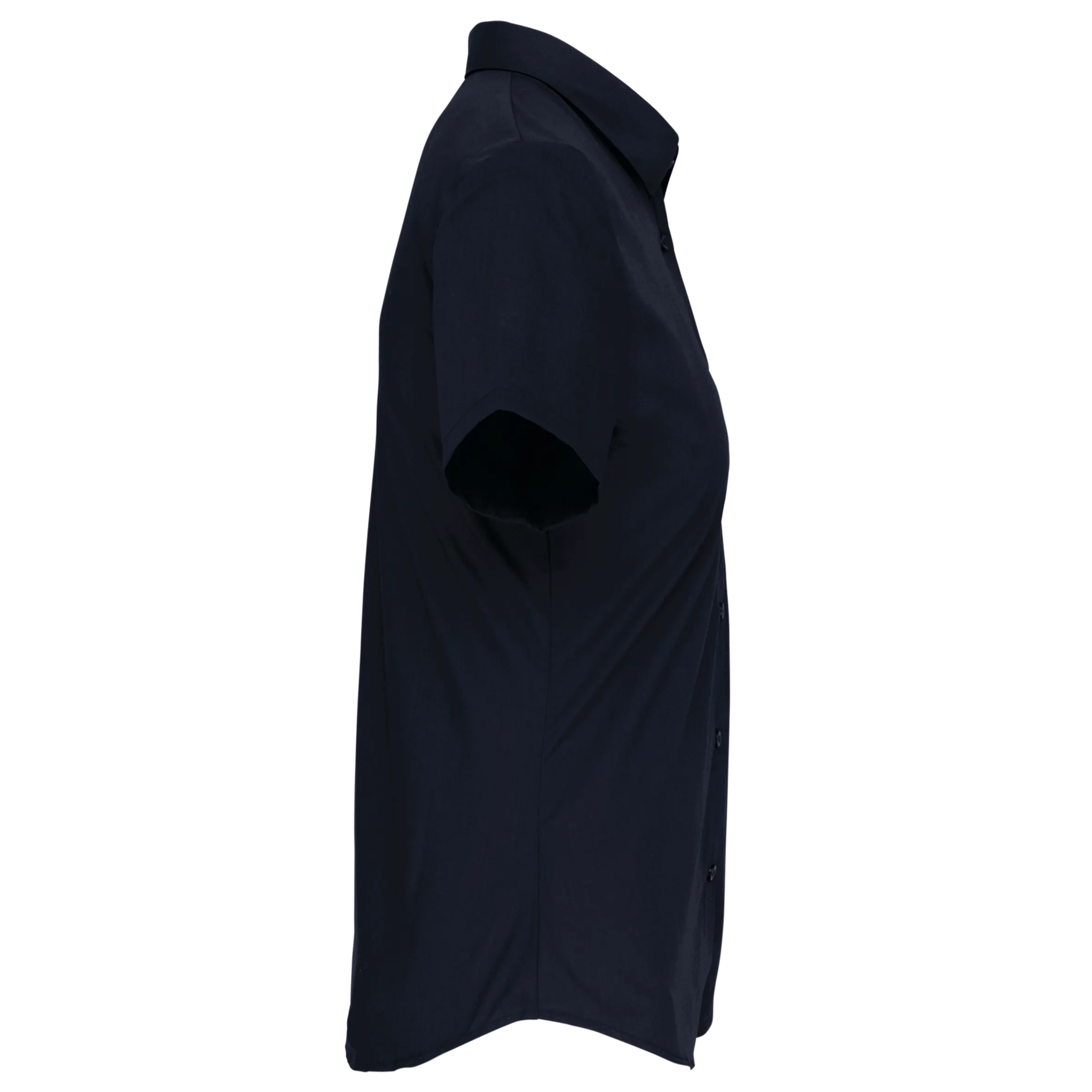 Camisa popelina manga corta mujer