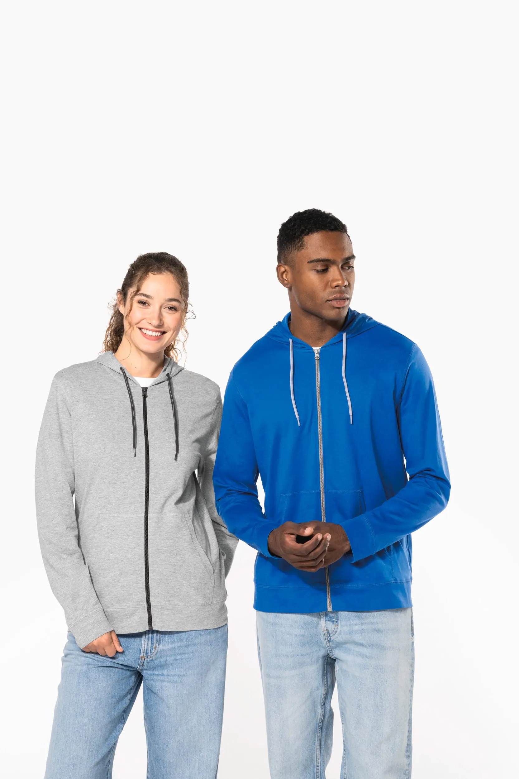 Sudadera ligera algodón con capucha