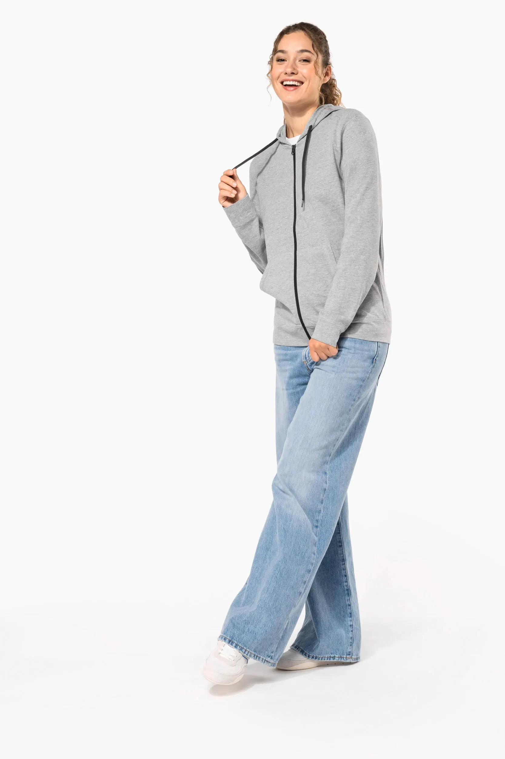 Sudadera ligera algodón con capucha