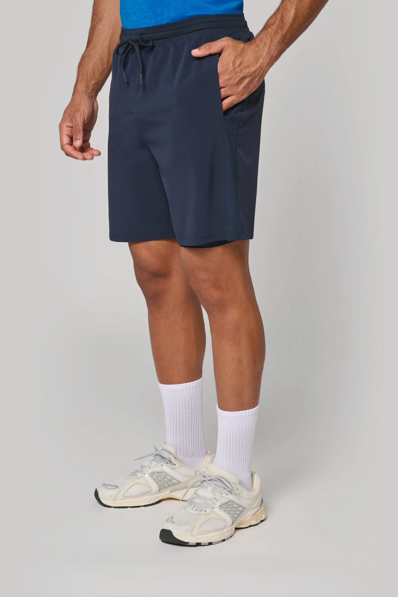 Short ecorresponsable 2 en 1 con short interior integrado hombre
