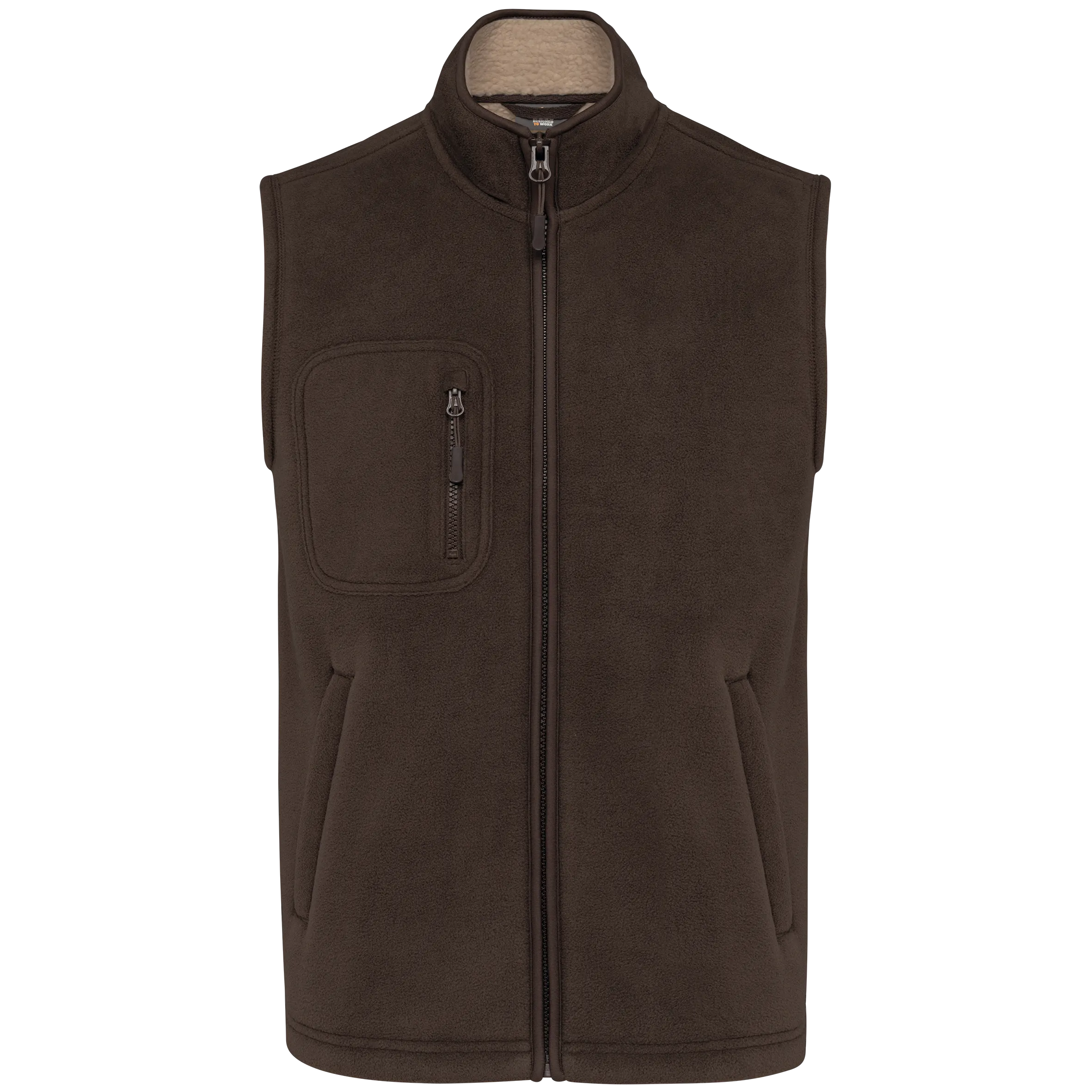Chaleco polar con interior de sherpa unisex