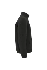Sudadera de sherpa con cremallera y hombros caídos unisex