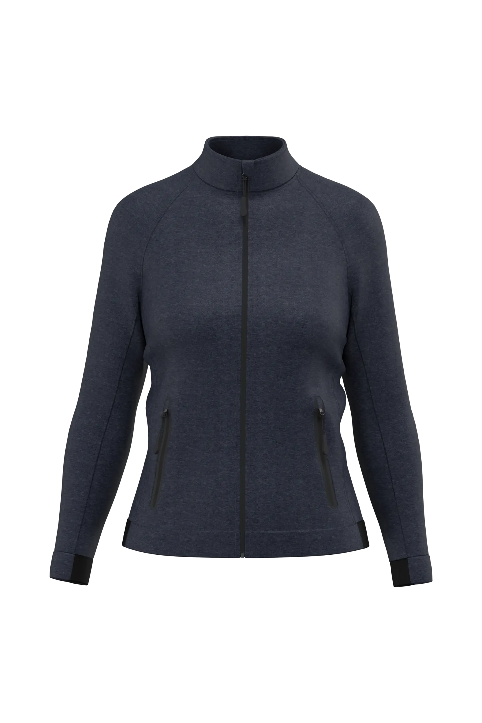 Chaqueta cuello alto mujer