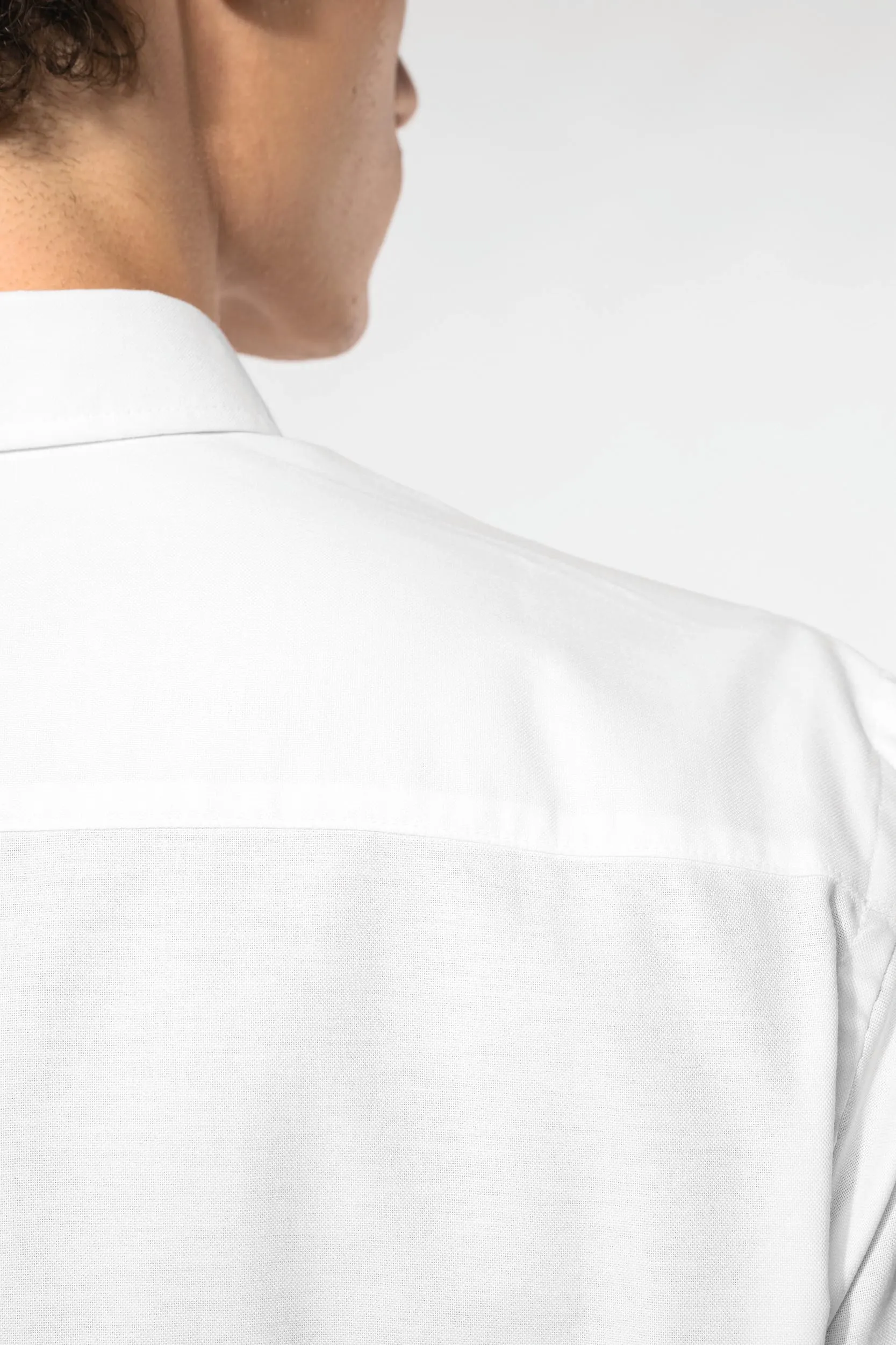 Camisa oxford de manga larga hombre
