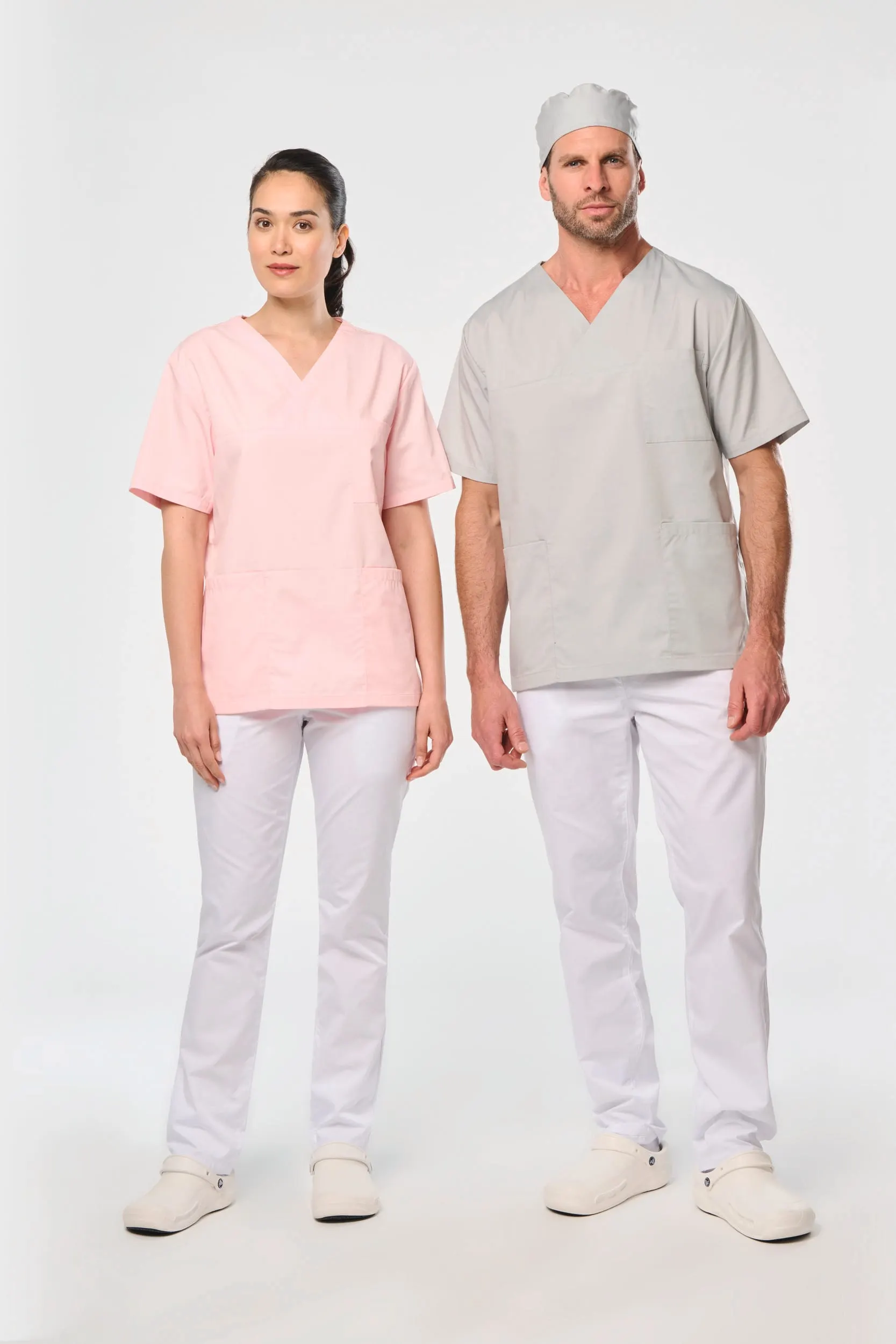 Casaca polialgodón manga corta – Unisex