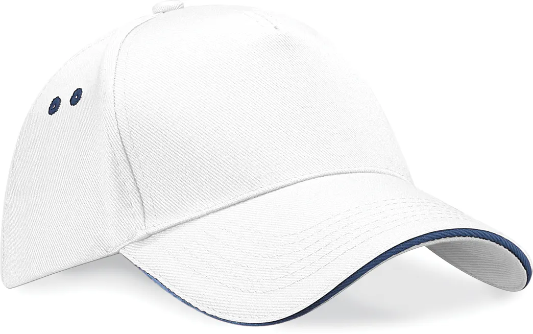 Gorra Ultimate - 5 paneles con sándwich contrastado