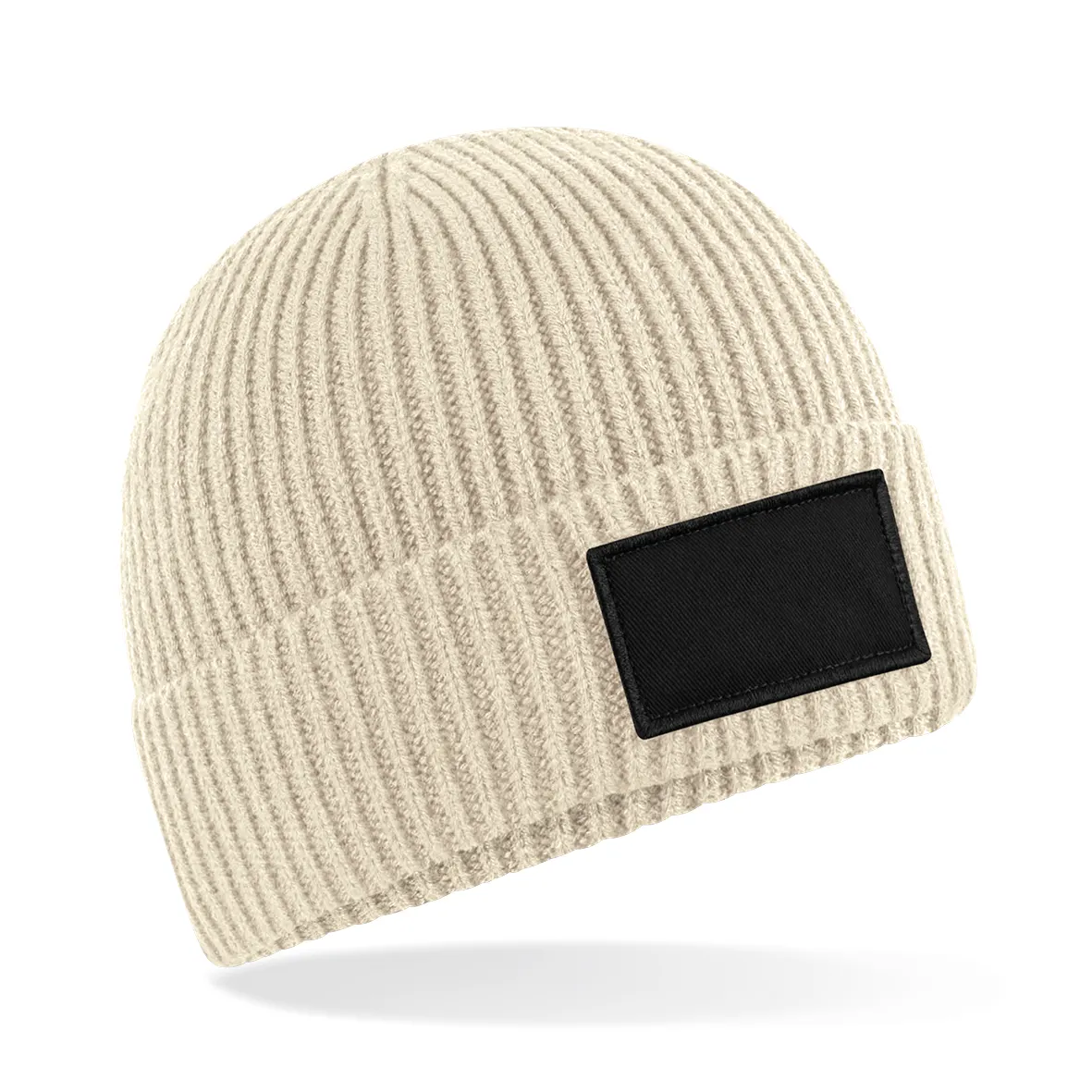 Gorro moderno con parche<br/>