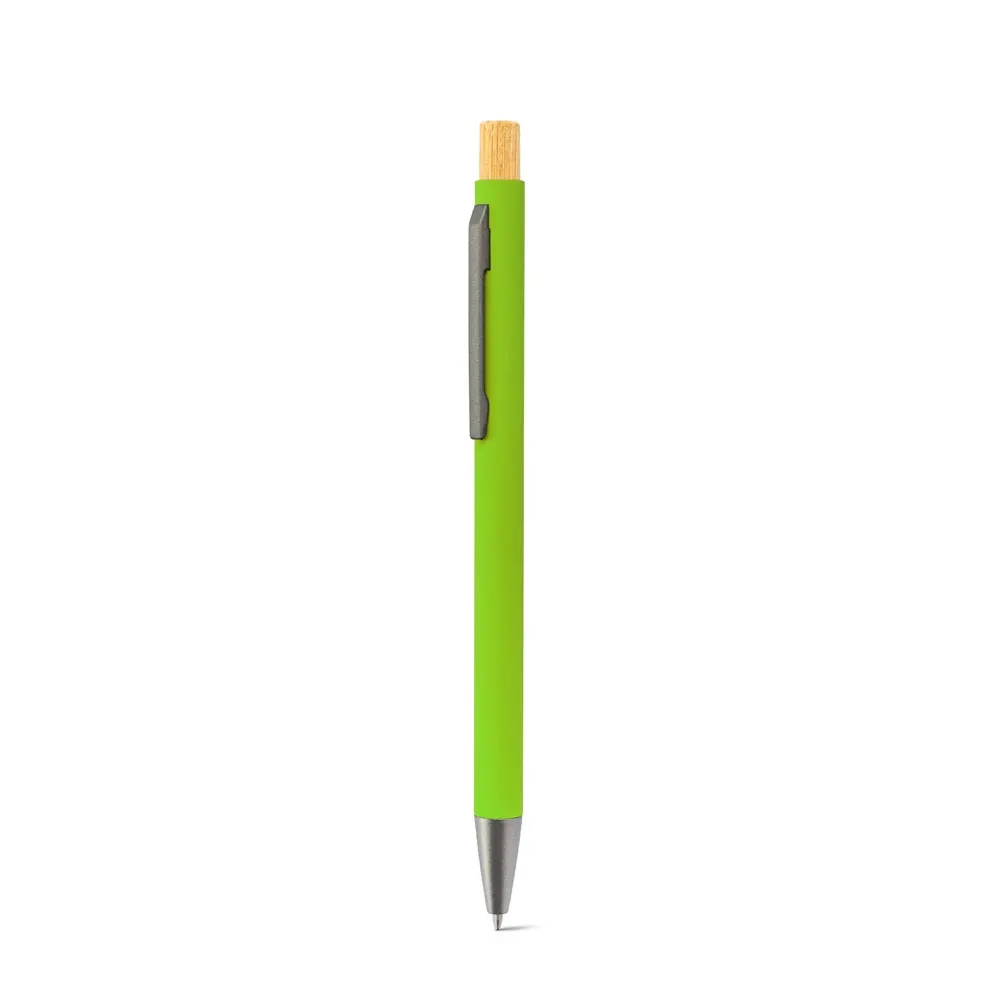 ZYLEN. Bolígrafo de aluminio reciclado (100% rAL), con acabado de goma