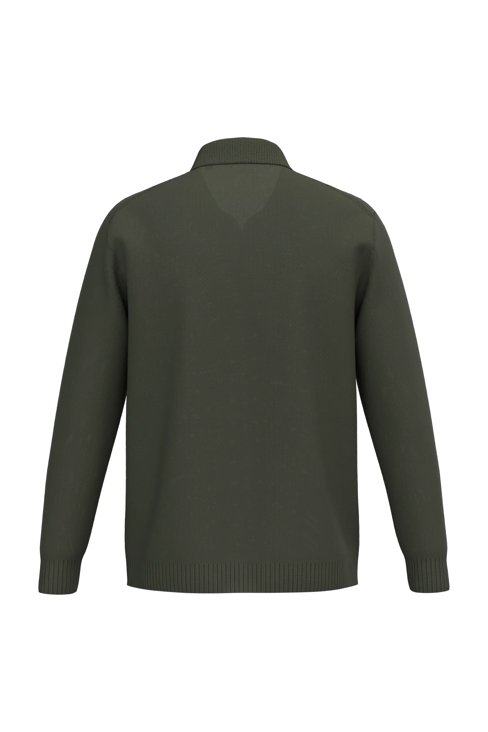 Jersey cuello polo hombre
