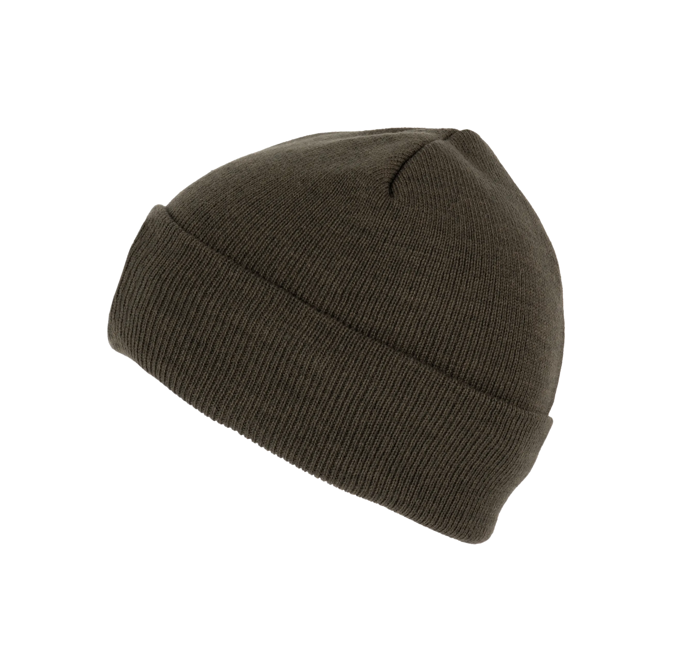 Gorro punto reciclado con dobladillo