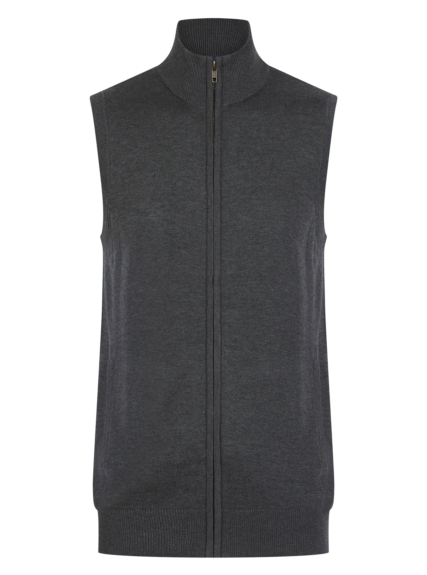 Jersey con cremallera sin mangas hombre<br/>