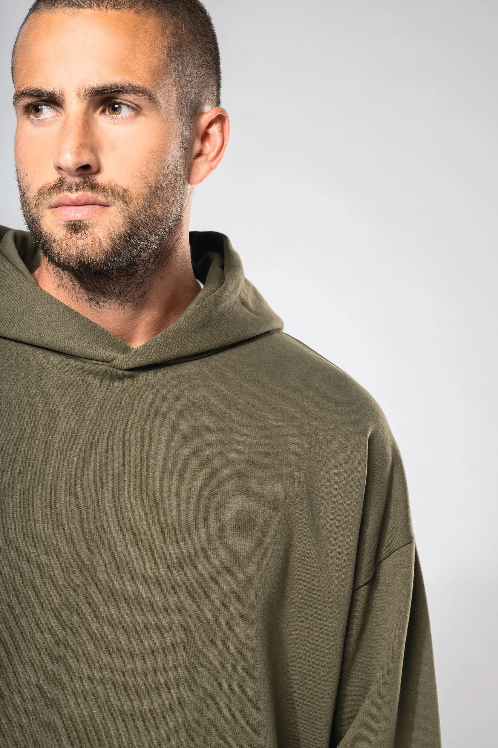 Sudadera de felpa oversize con capucha unisex