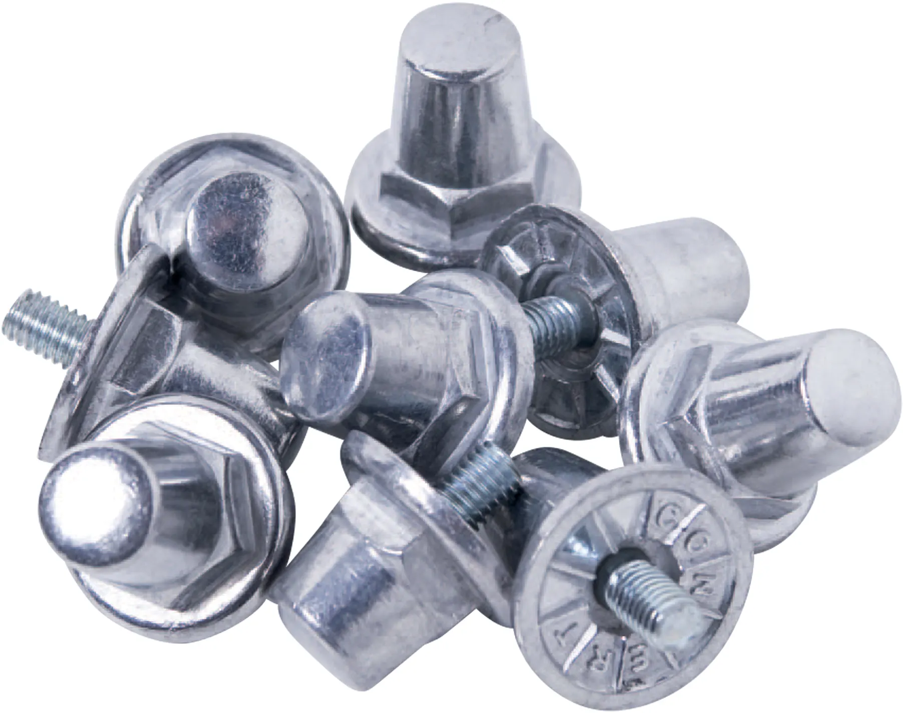 Pack 100 tacos hexagonales de aluminio
