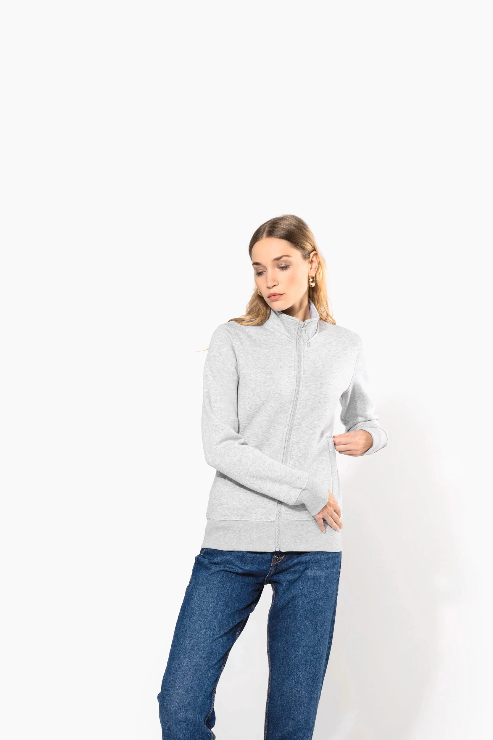 Chaqueta felpa mujer