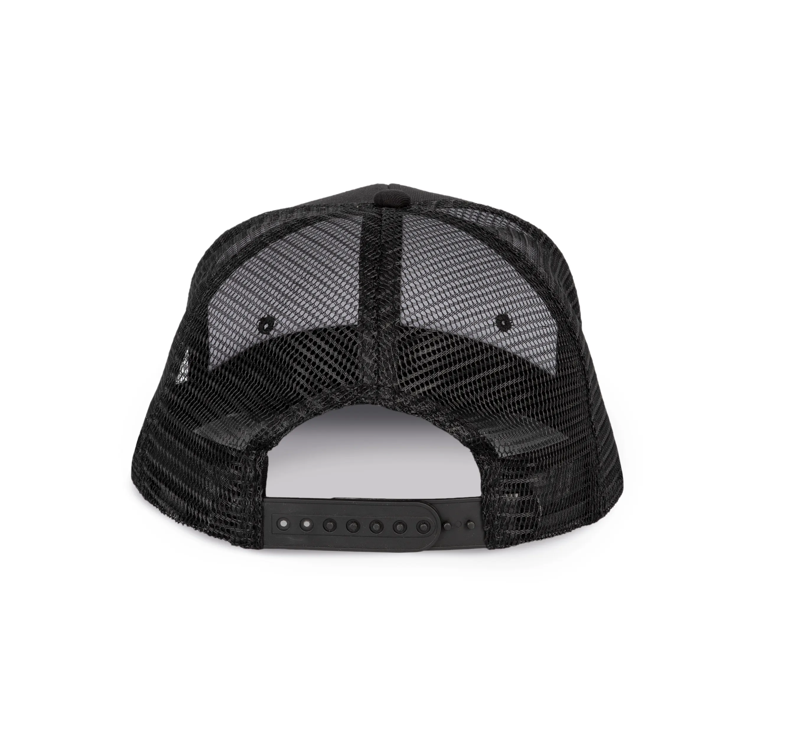 Gorra trucker - 6 paneles visera plana