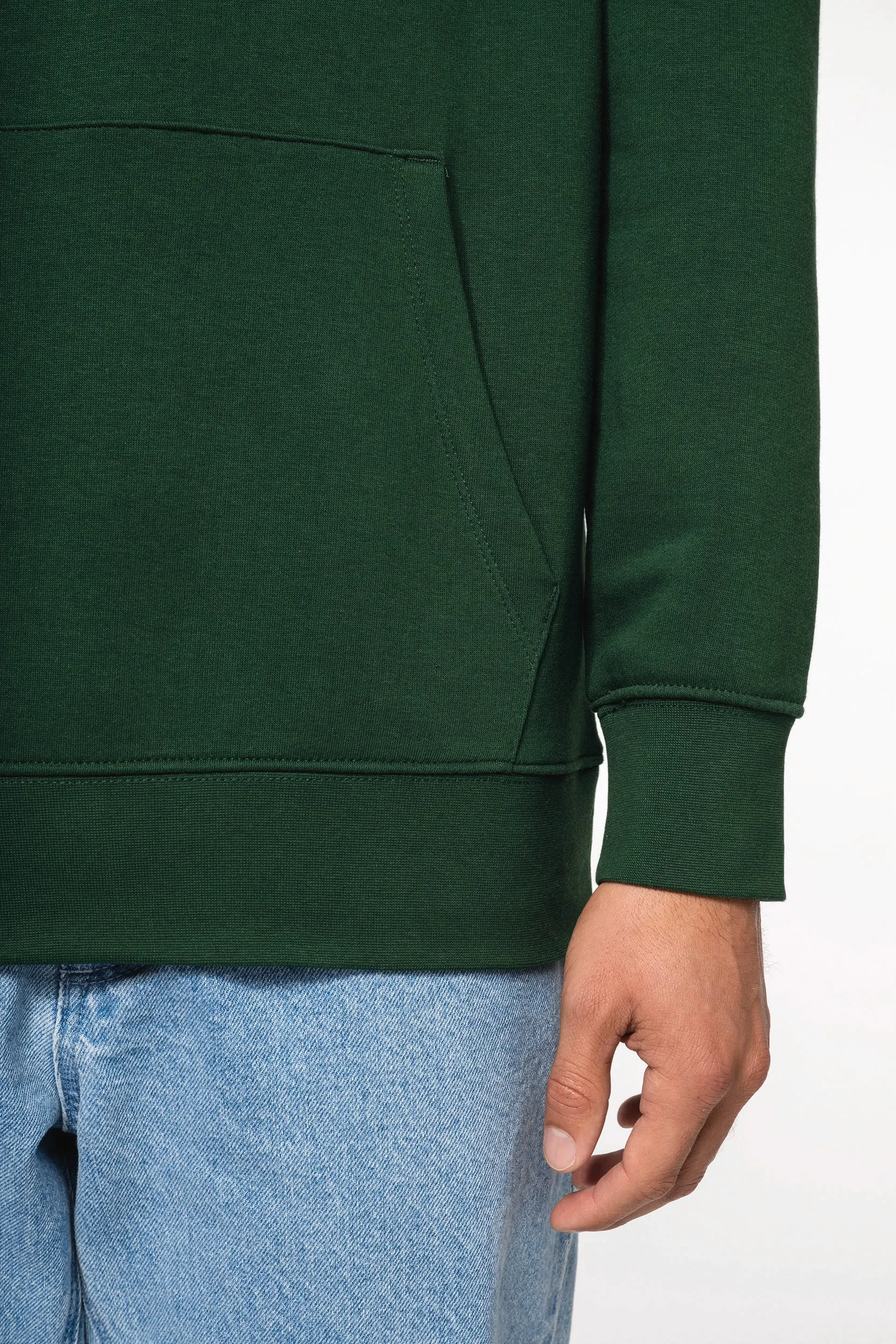 Sudadera capucha ecorresponsable hombre