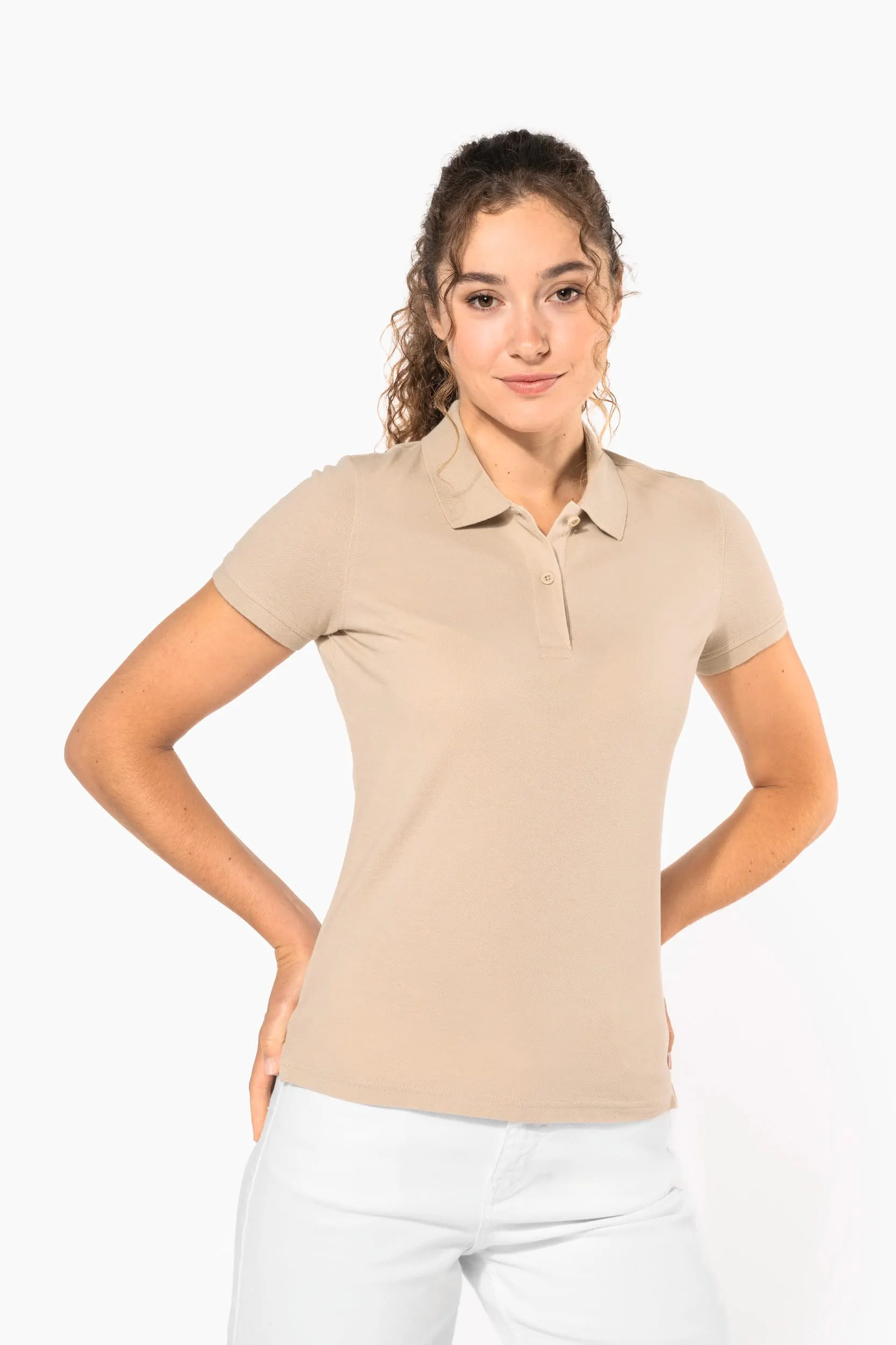 Polo piqué Bio180 mujer