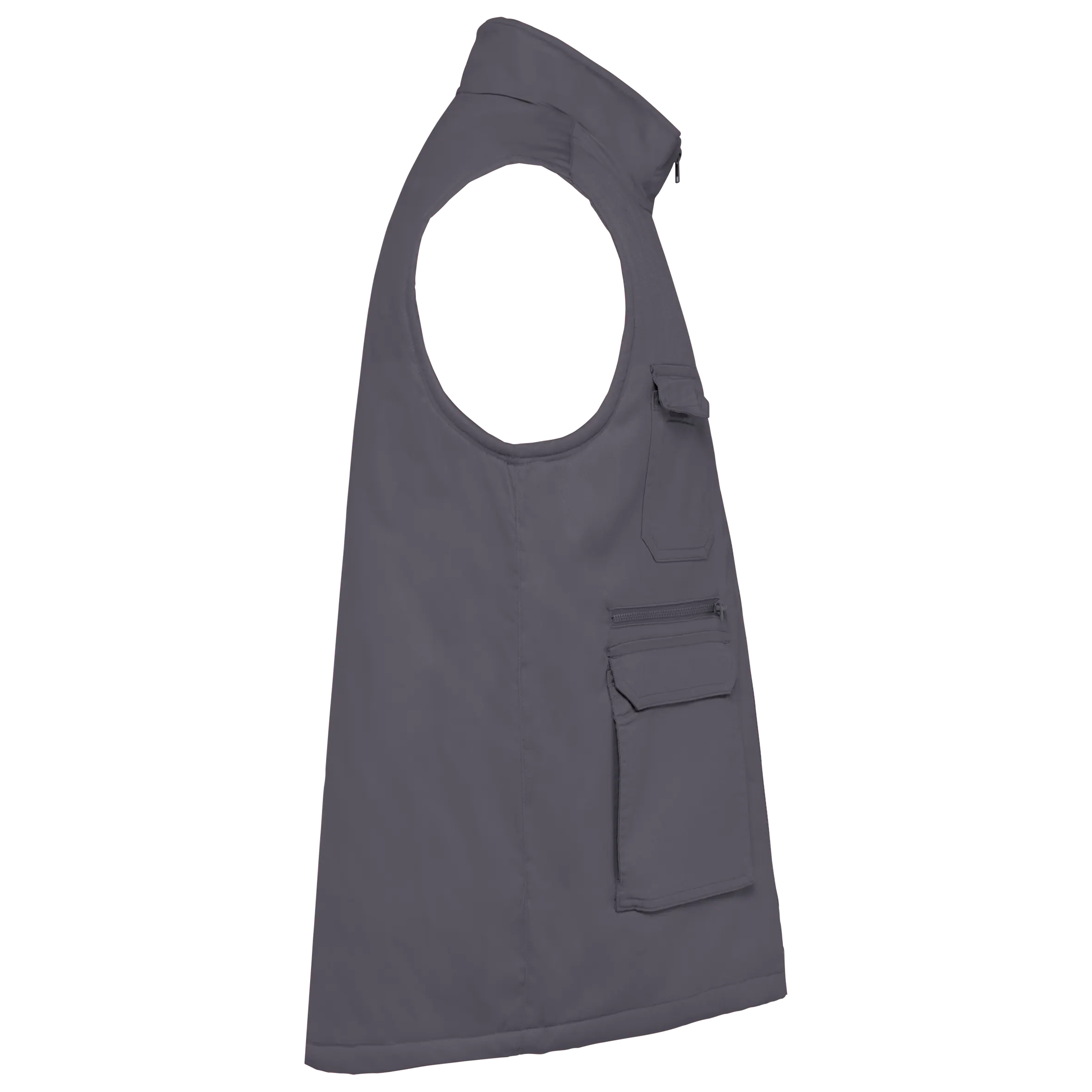 Chaleco polialgodón multibolsillos acolchado - Unisex