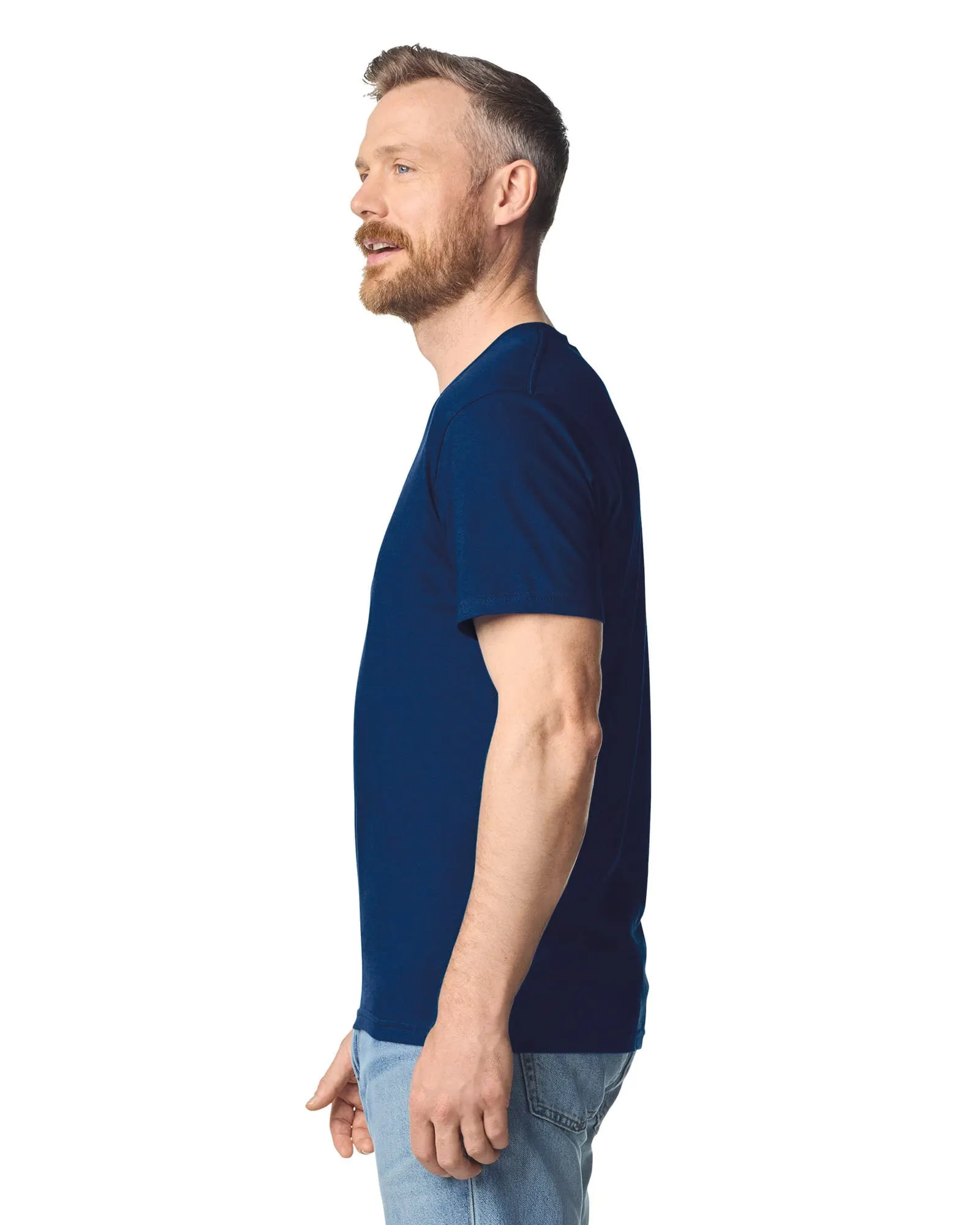 Camiseta SoftStyle cuello de pico hombre