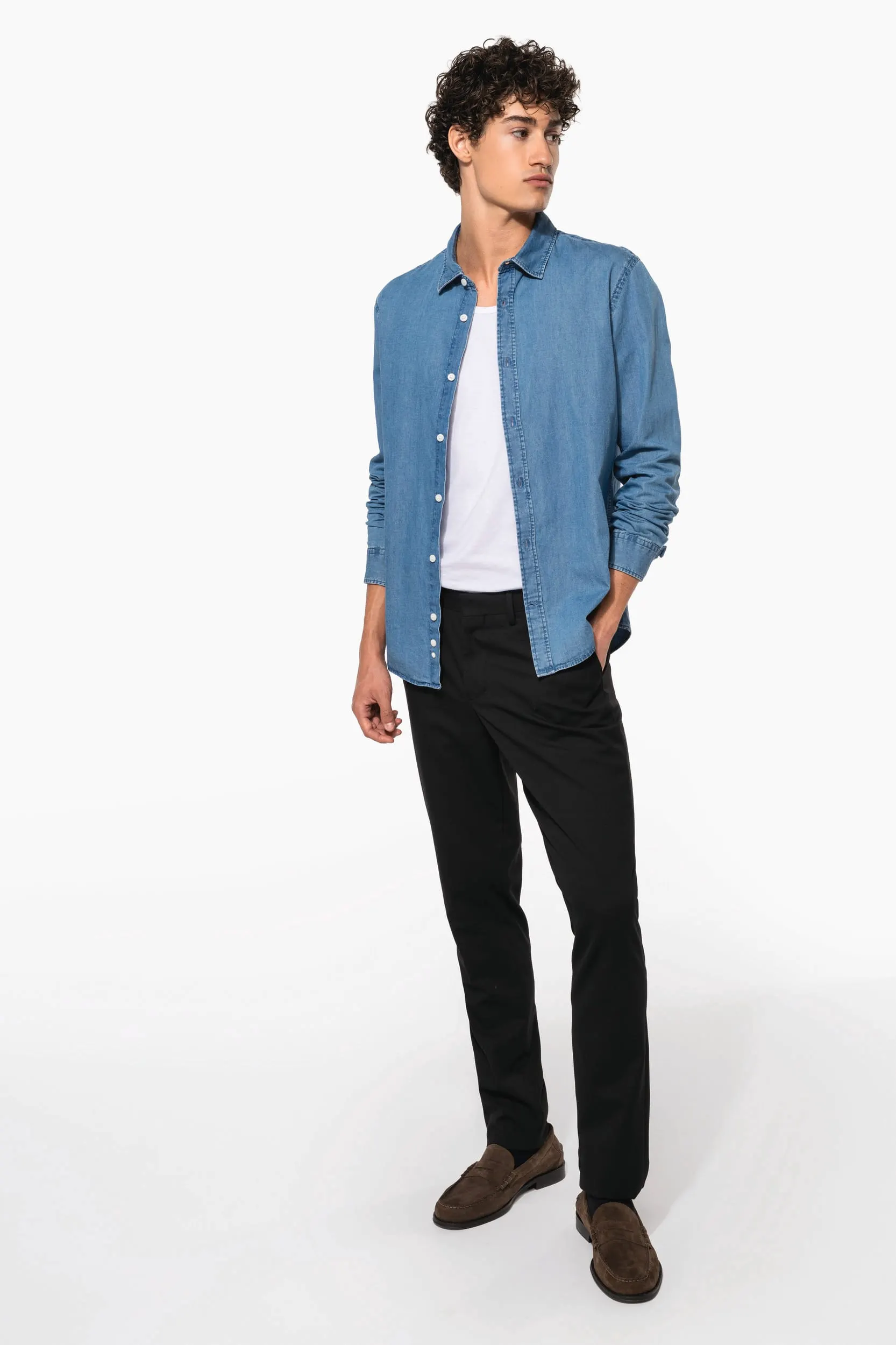 Camisa Denim hombre