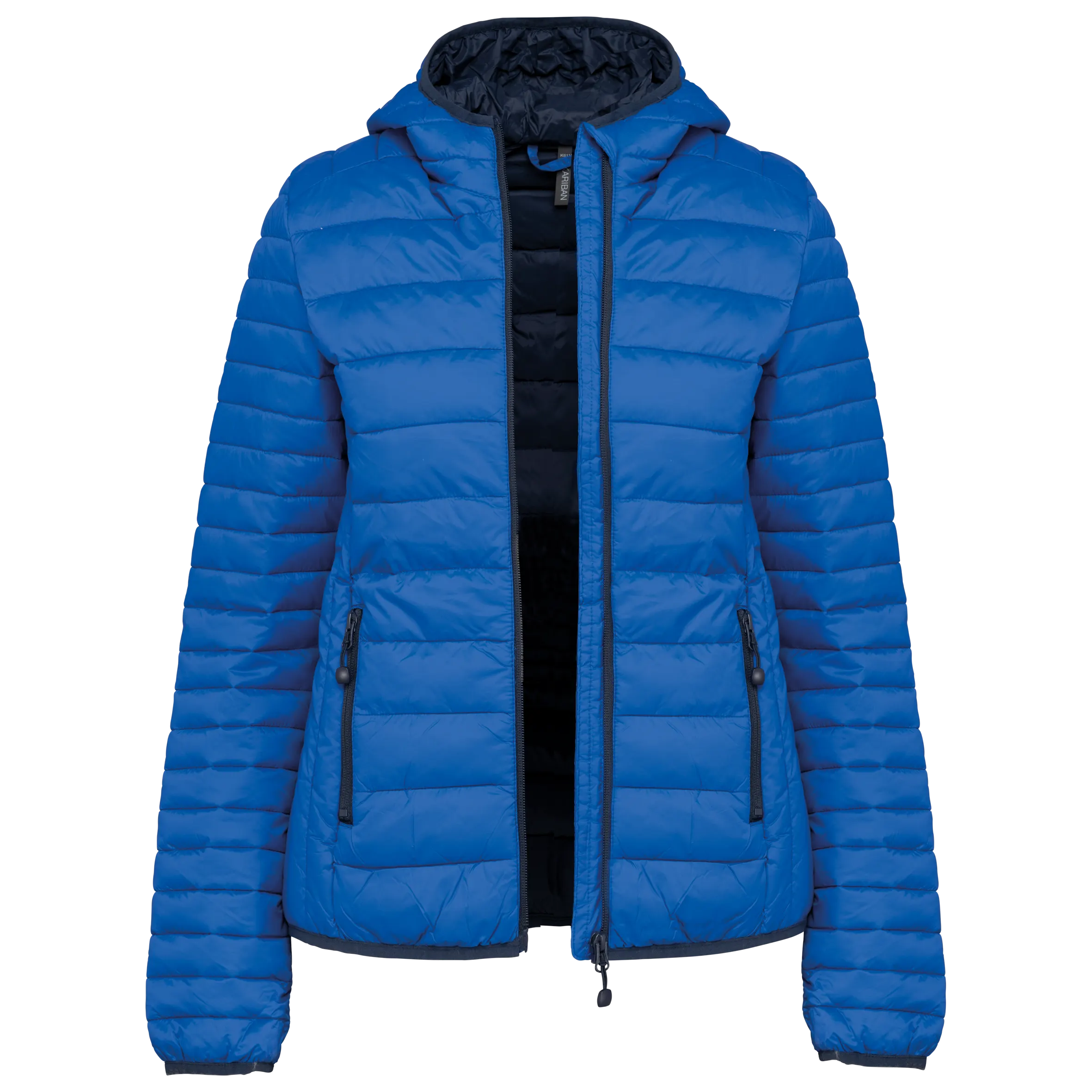 Chaqueta acolchada y ligera con capucha mujer